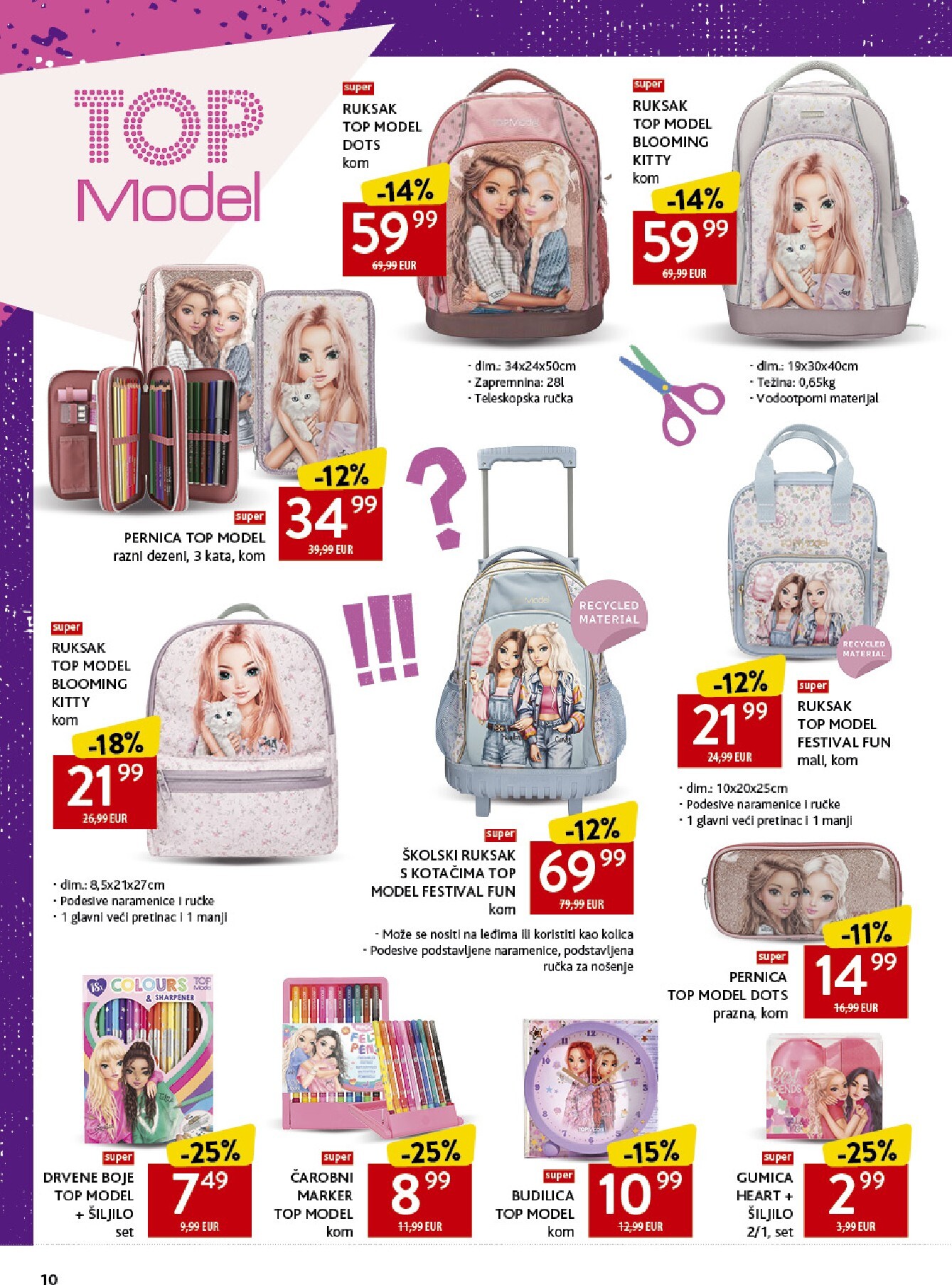 konzum - Aktualni katalog Konzum - Katalog škola od ponedjeljka, 17.08.2026 do nedjelje, 20.09.2026 - page: 10