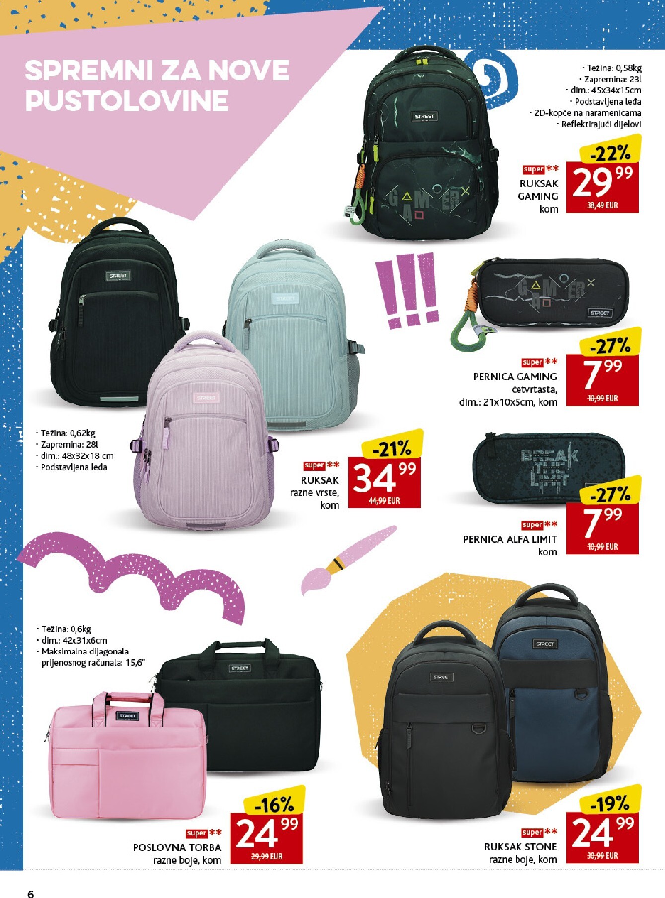 konzum - Aktualni katalog Konzum - Katalog škola od ponedjeljka, 17.08.2026 do nedjelje, 20.09.2026 - page: 6