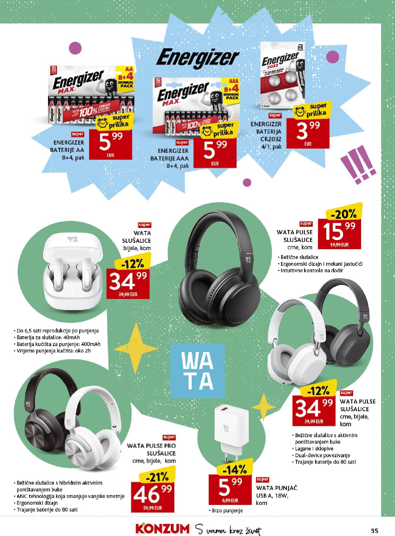 konzum - Aktualni katalog Konzum - Katalog škola od ponedjeljka, 17.08.2026 do nedjelje, 20.09.2026 - page: 35