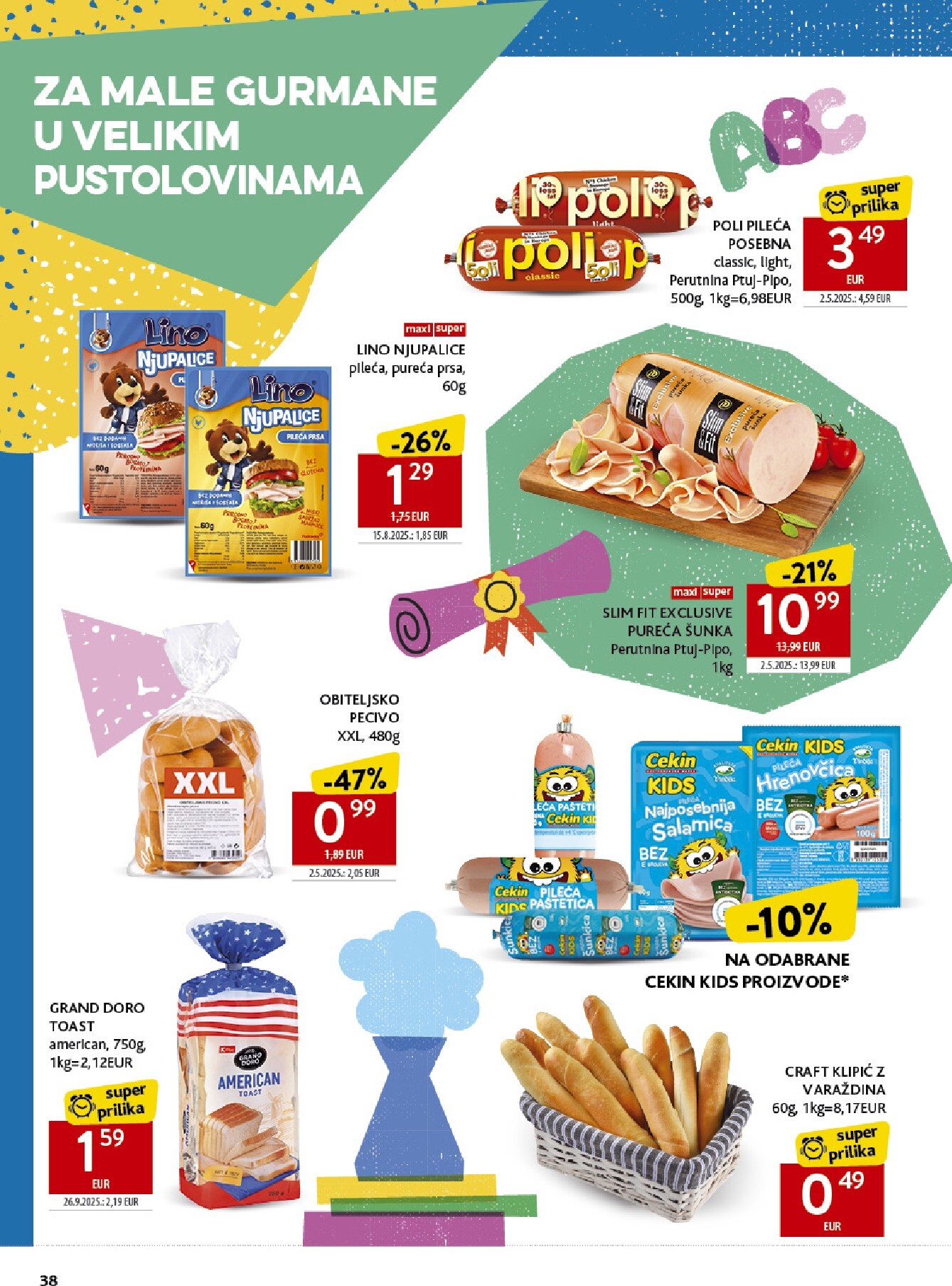 konzum - Aktualni katalog Konzum - Katalog škola od ponedjeljka, 17.08.2026 do nedjelje, 20.09.2026 - page: 38