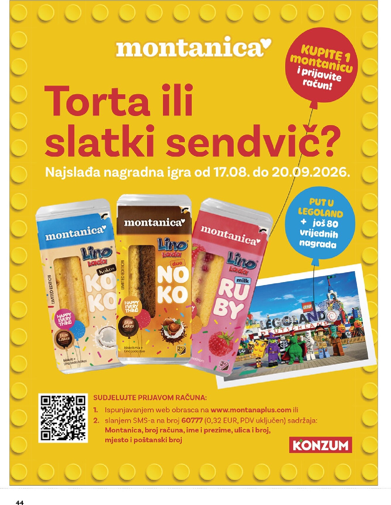 konzum - Aktualni katalog Konzum - Katalog škola od ponedjeljka, 17.08.2026 do nedjelje, 20.09.2026 - page: 44