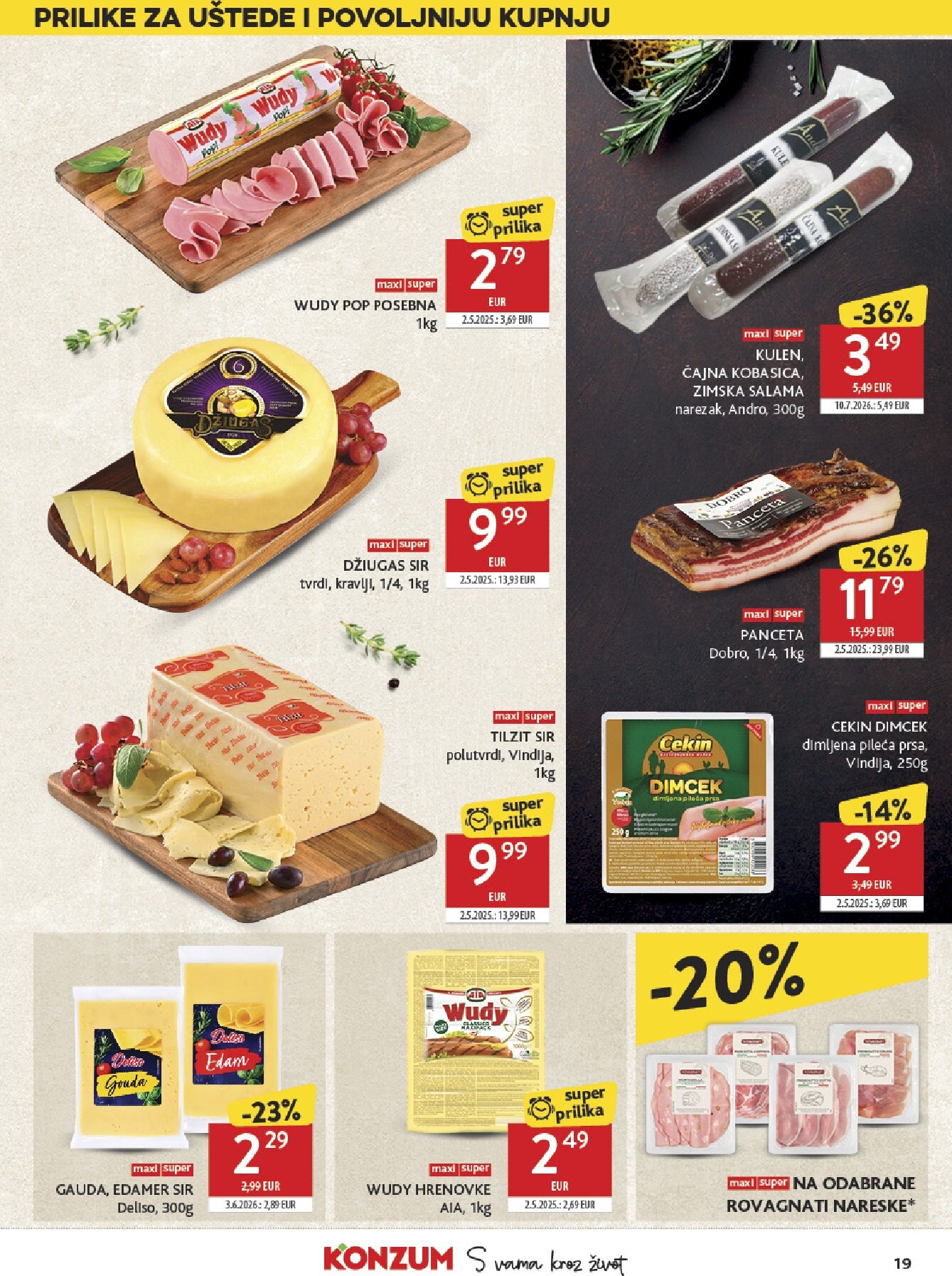 konzum - Novi Konzum katalog od srijede, 19.08.2026 do utorka, 25.08.2026 - page: 19
