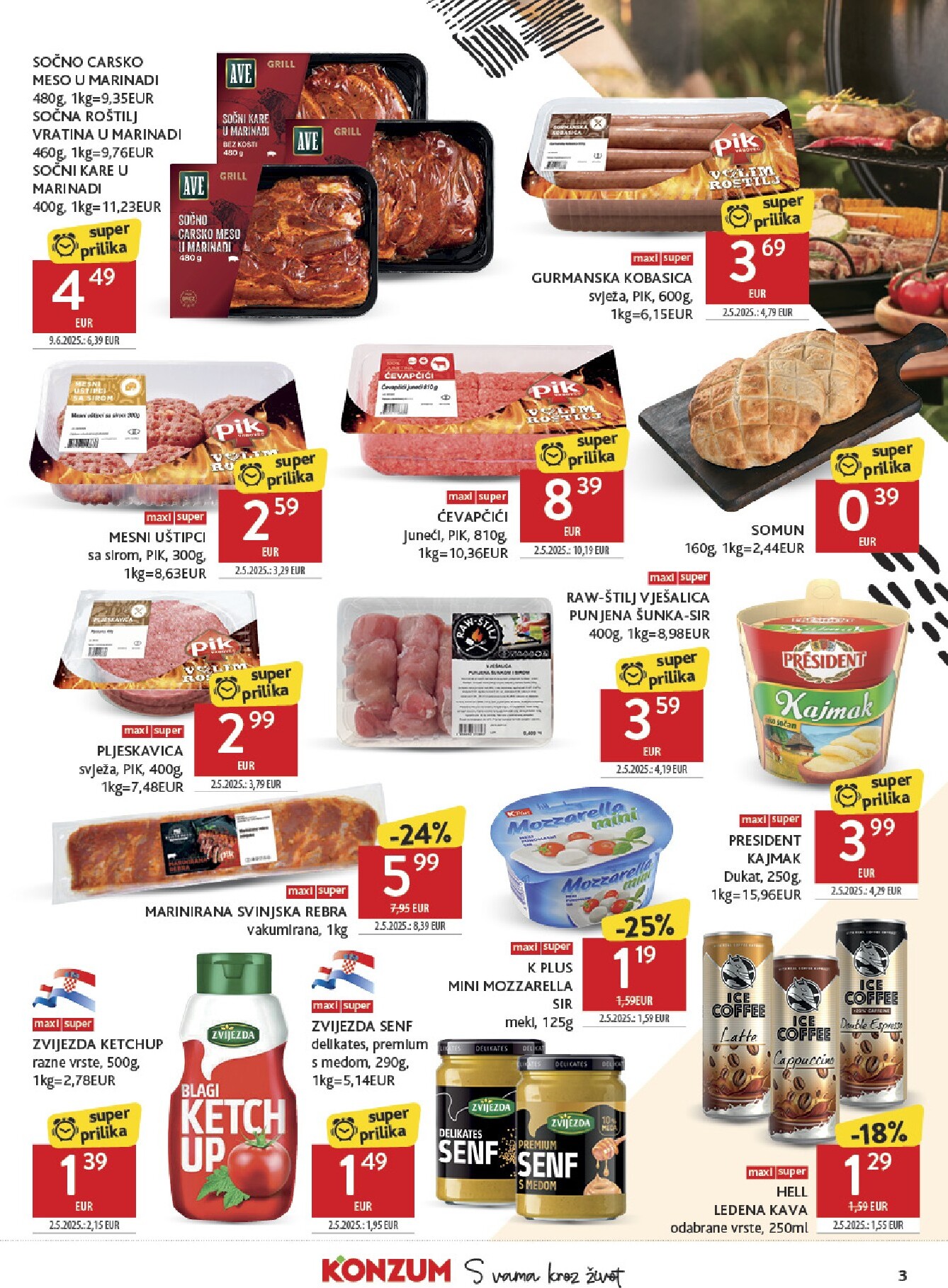 konzum - Novi Konzum katalog od srijede, 19.08.2026 do utorka, 25.08.2026 - page: 3
