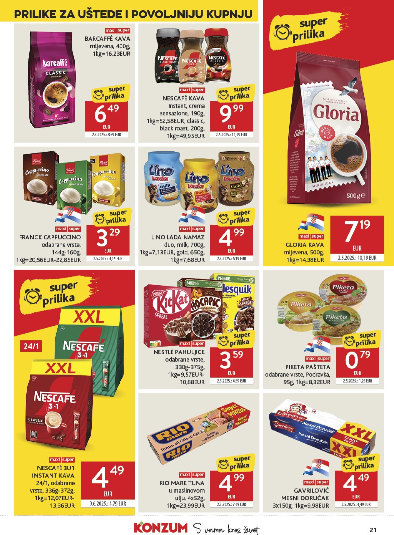 konzum - Novi Konzum katalog od srijede, 19.08.2026 do utorka, 25.08.2026 - page: 21