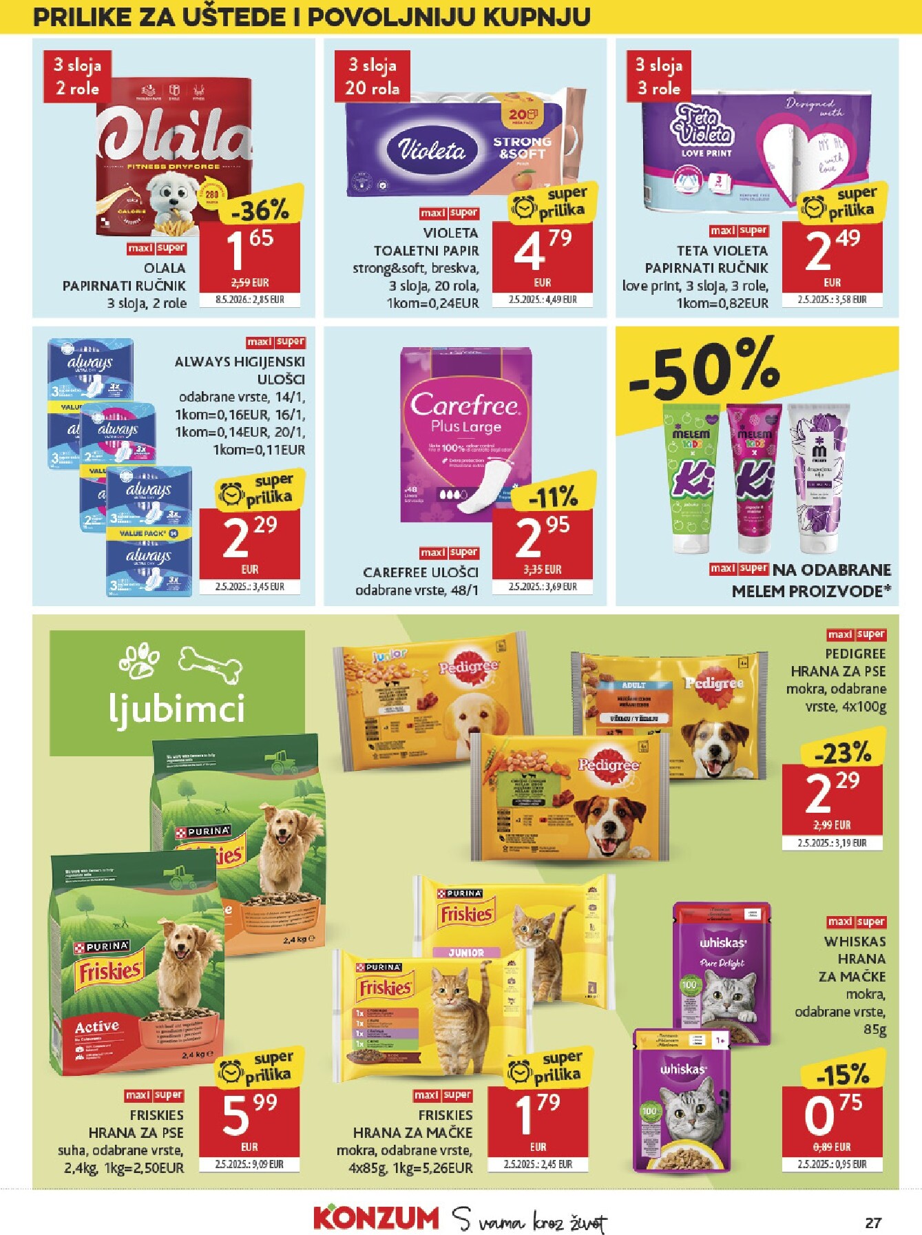 konzum - Novi Konzum katalog od srijede, 19.08.2026 do utorka, 25.08.2026 - page: 27