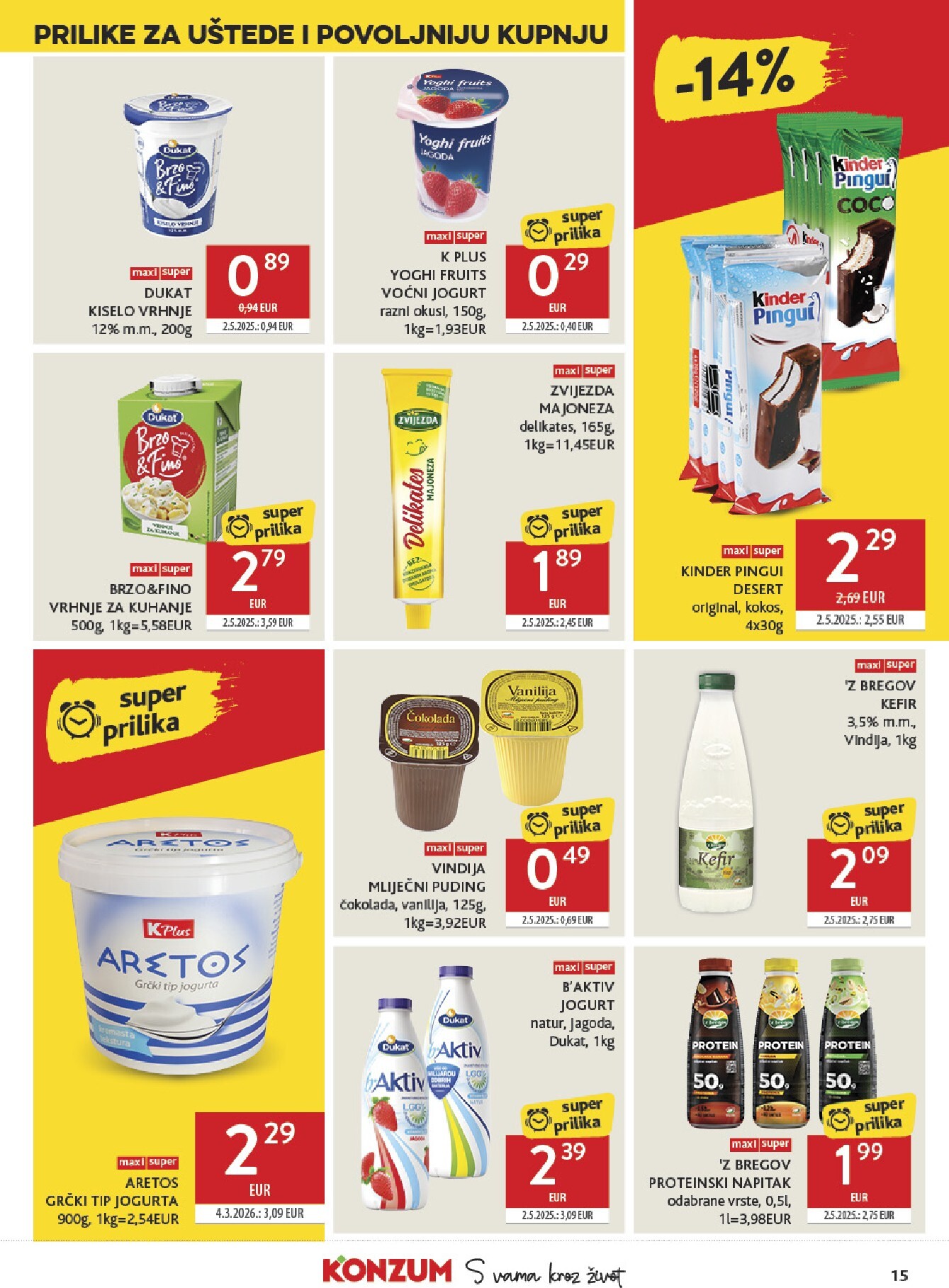 konzum - Novi Konzum katalog od srijede, 19.08.2026 do utorka, 25.08.2026 - page: 15