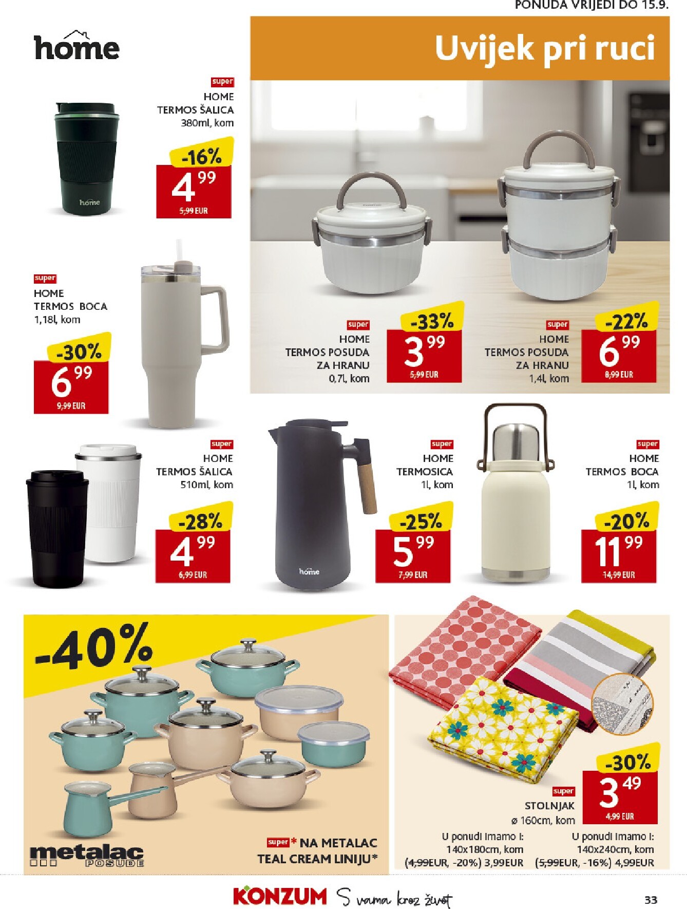 konzum - Novi Konzum katalog od srijede, 26.08.2026 do utorka, 01.09.2026 - page: 33