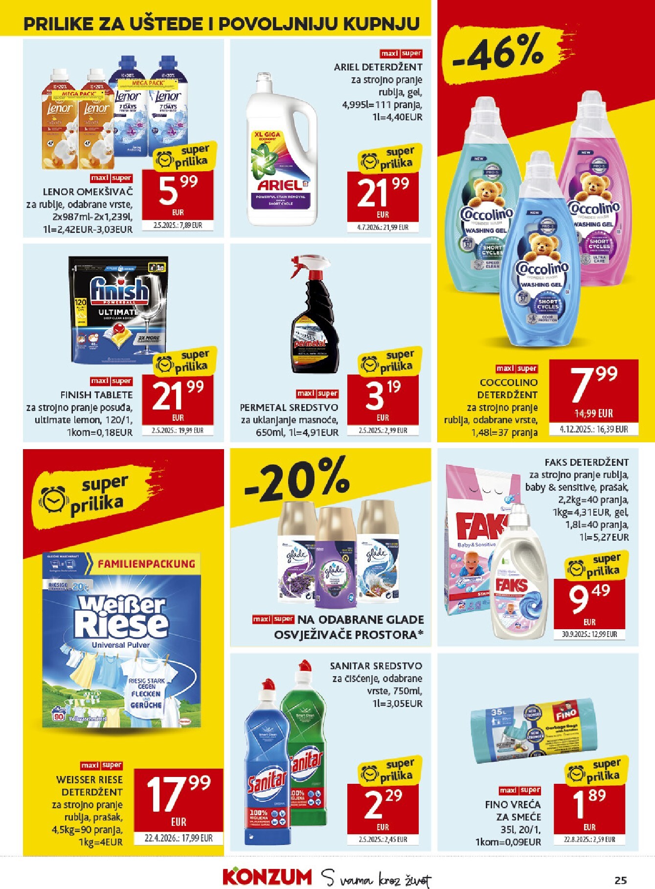 konzum - Novi Konzum katalog od srijede, 26.08.2026 do utorka, 01.09.2026 - page: 25