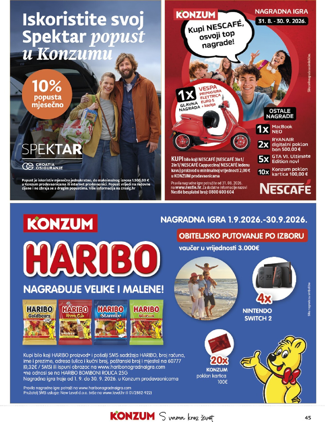 konzum - Novi Konzum katalog od srijede, 09.09.2026 do utorka, 15.09.2026 - page: 45