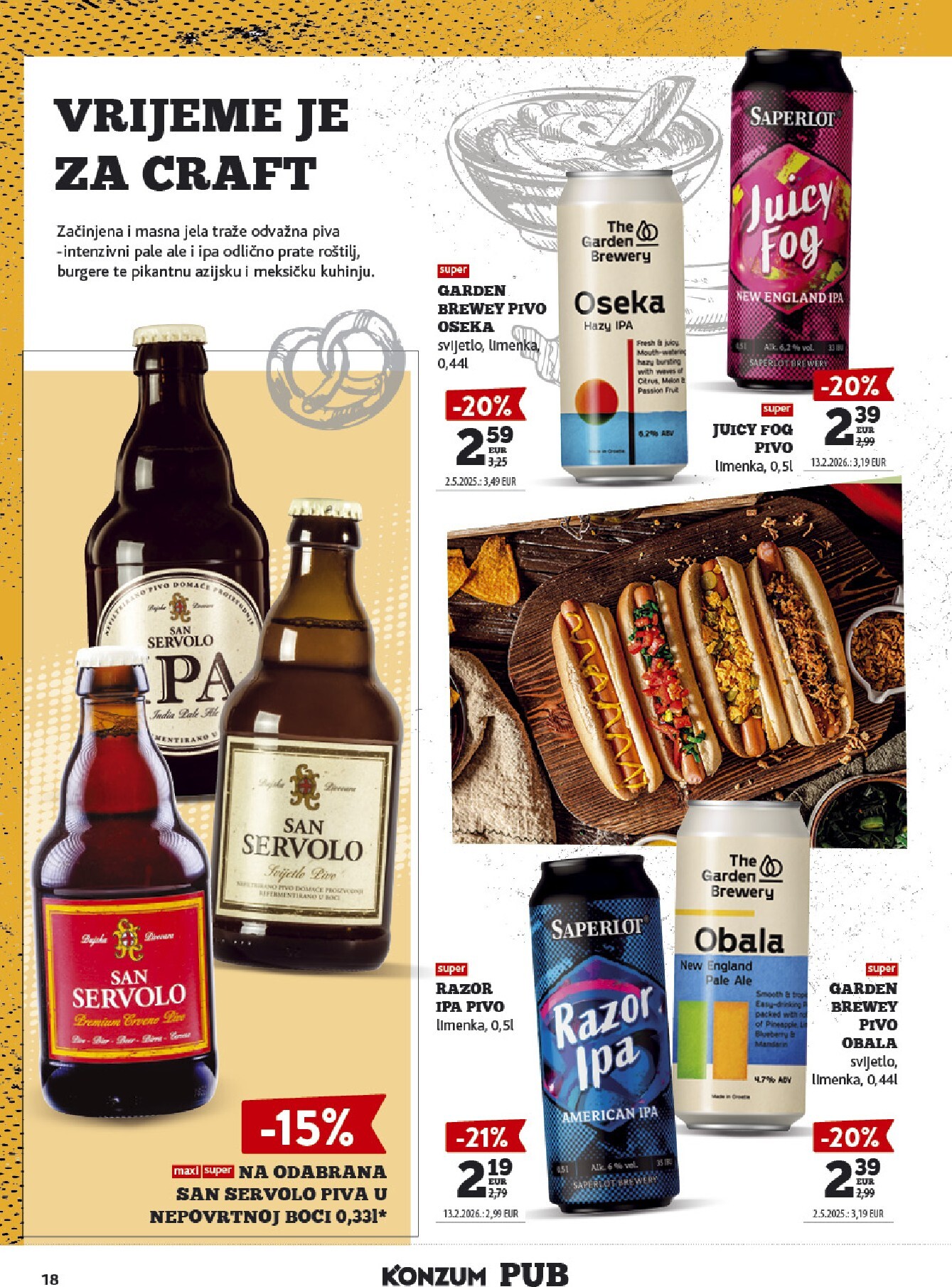 konzum - Aktualni katalog Konzum - Pub od ponedjeljka, 14.09.2026 do nedjelje, 27.09.2026 - page: 18