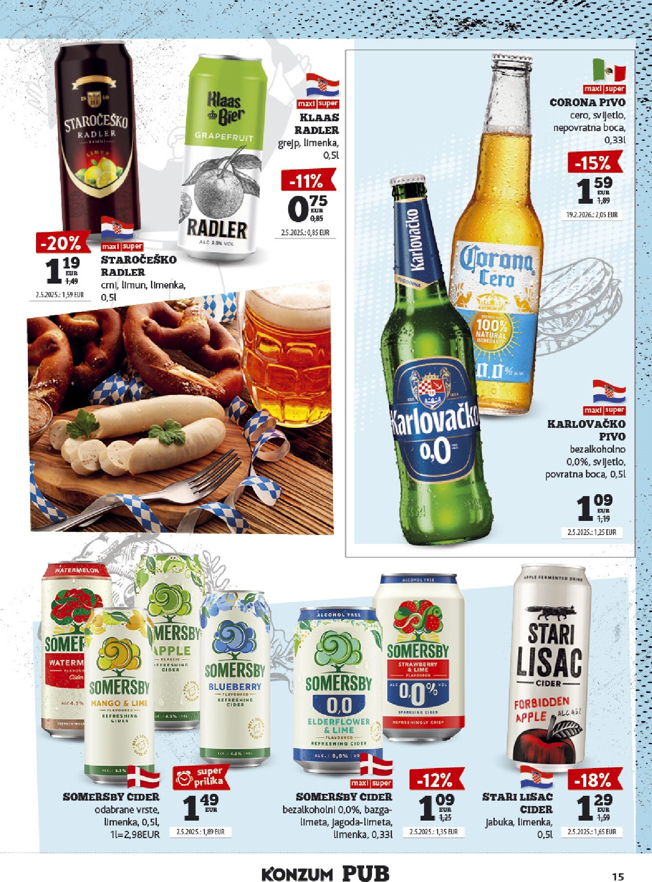 konzum - Aktualni katalog Konzum - Pub od ponedjeljka, 14.09.2026 do nedjelje, 27.09.2026 - page: 15