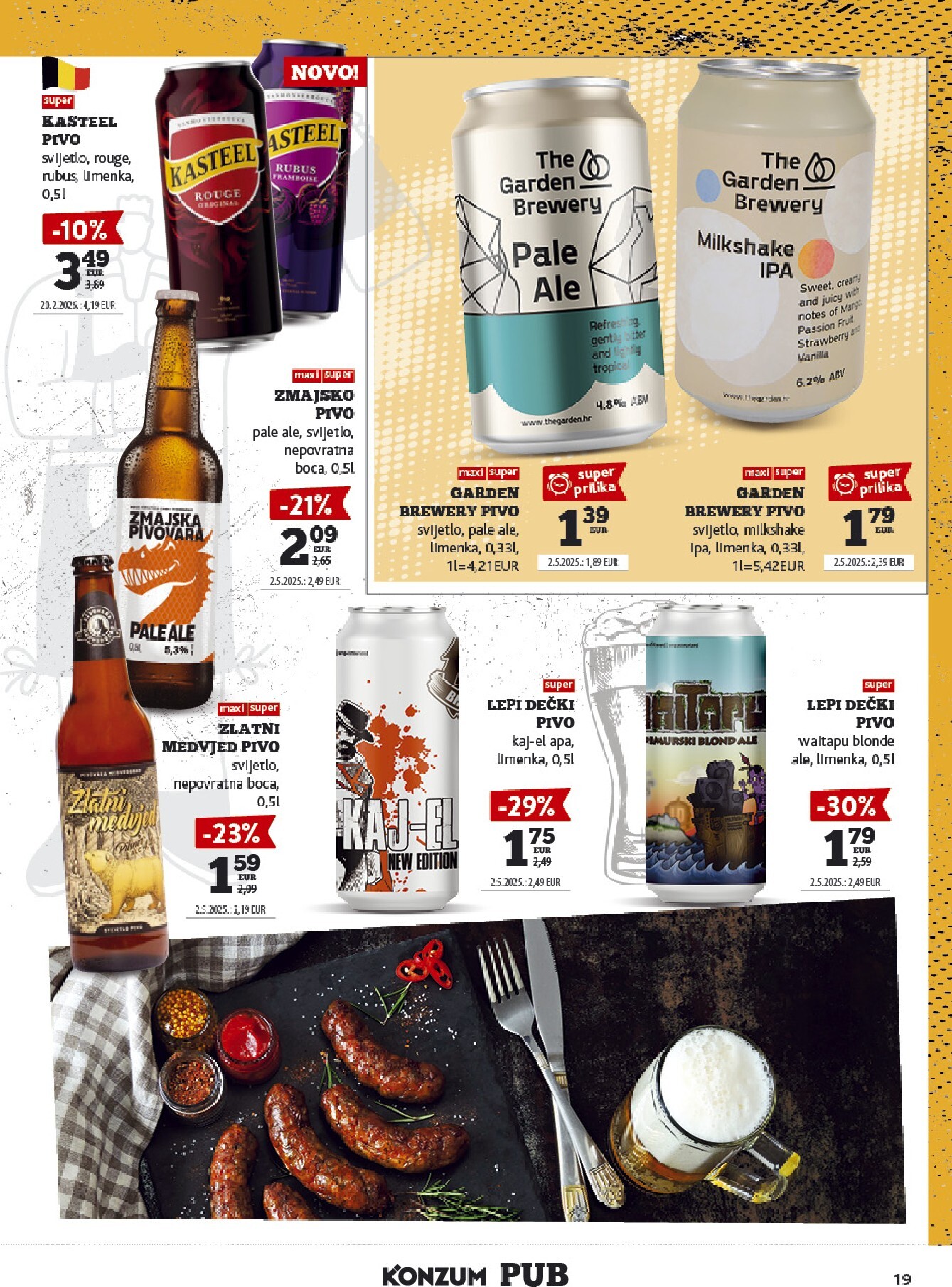 konzum - Aktualni katalog Konzum - Pub od ponedjeljka, 14.09.2026 do nedjelje, 27.09.2026 - page: 19