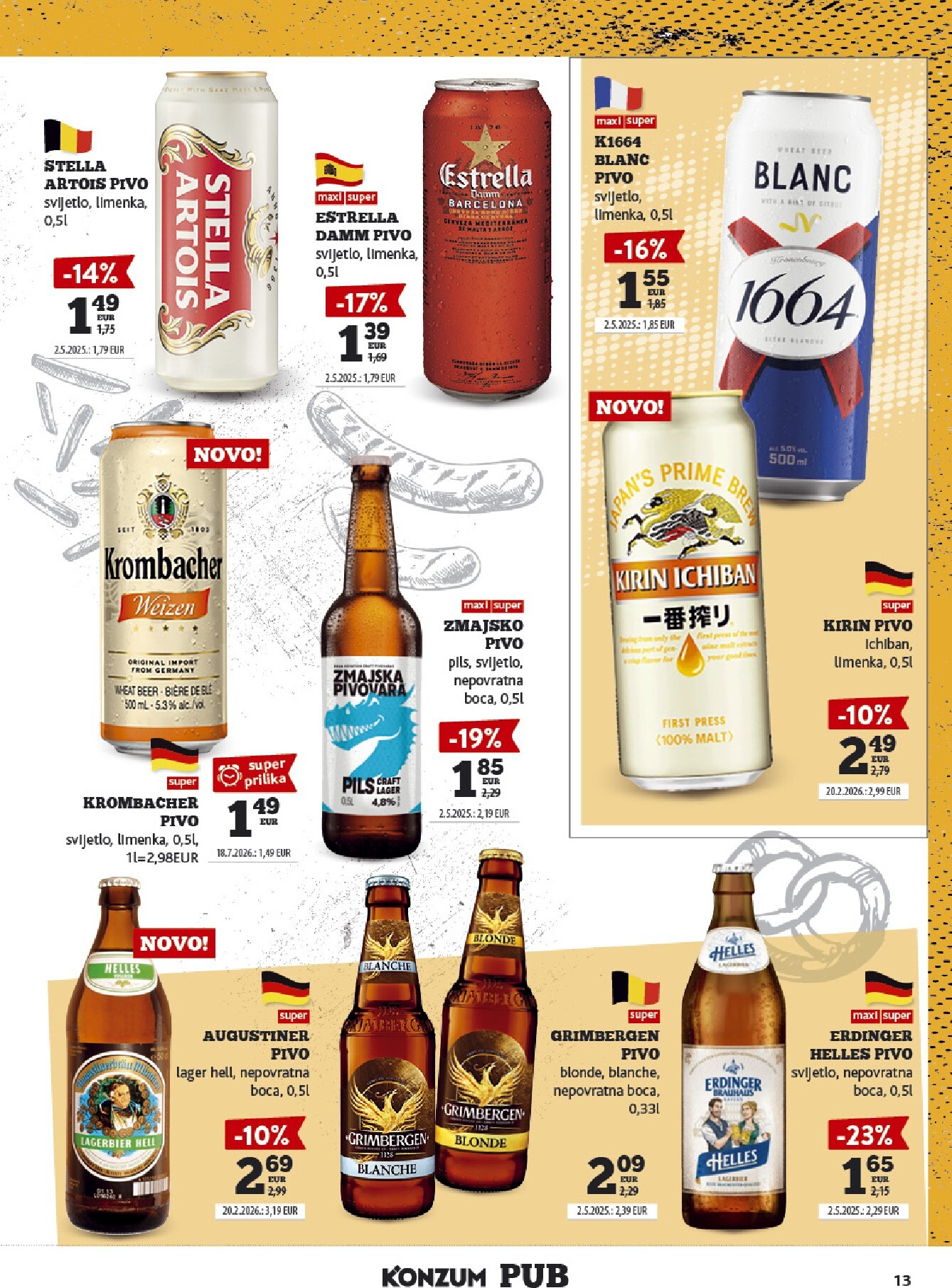 konzum - Aktualni katalog Konzum - Pub od ponedjeljka, 14.09.2026 do nedjelje, 27.09.2026 - page: 13