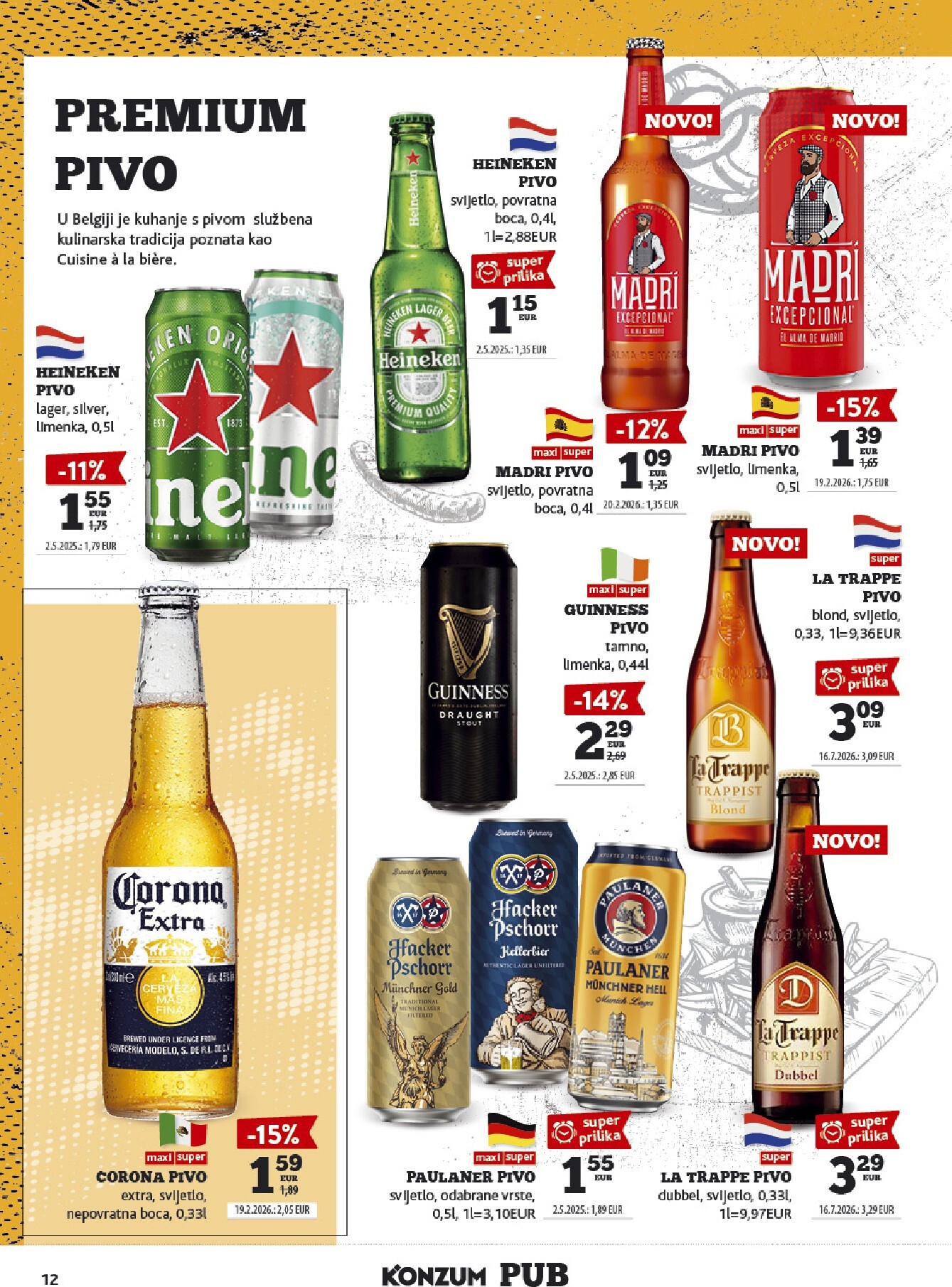 konzum - Aktualni katalog Konzum - Pub od ponedjeljka, 14.09.2026 do nedjelje, 27.09.2026 - page: 12