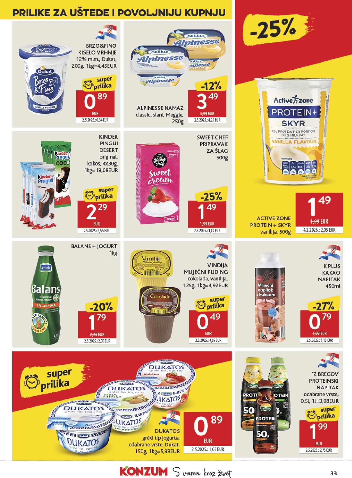 konzum - Novi Konzum katalog od srijede, 16.09.2026 do utorka, 22.09.2026 - page: 33