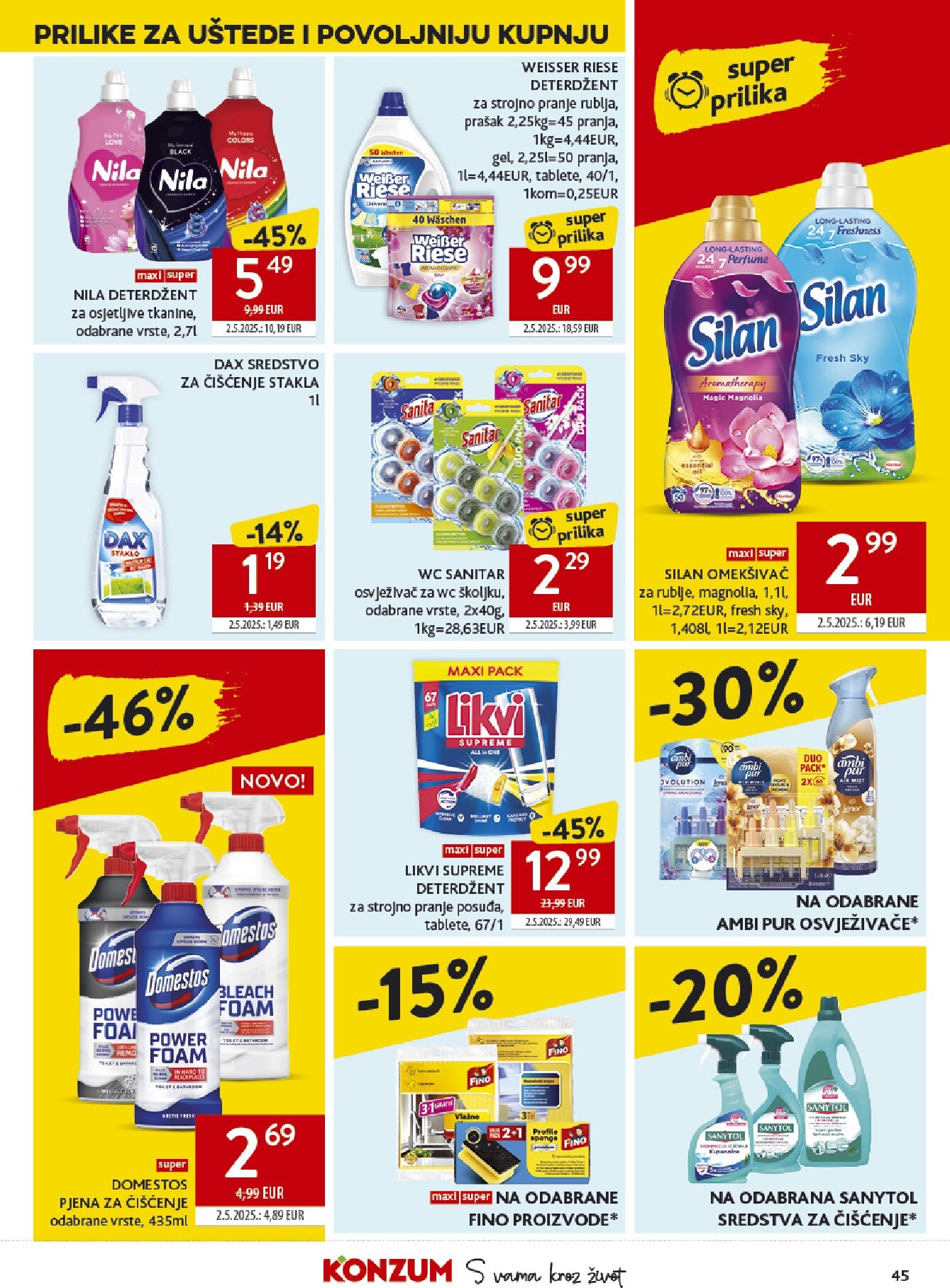 konzum - Novi Konzum katalog od srijede, 16.09.2026 do utorka, 22.09.2026 - page: 45