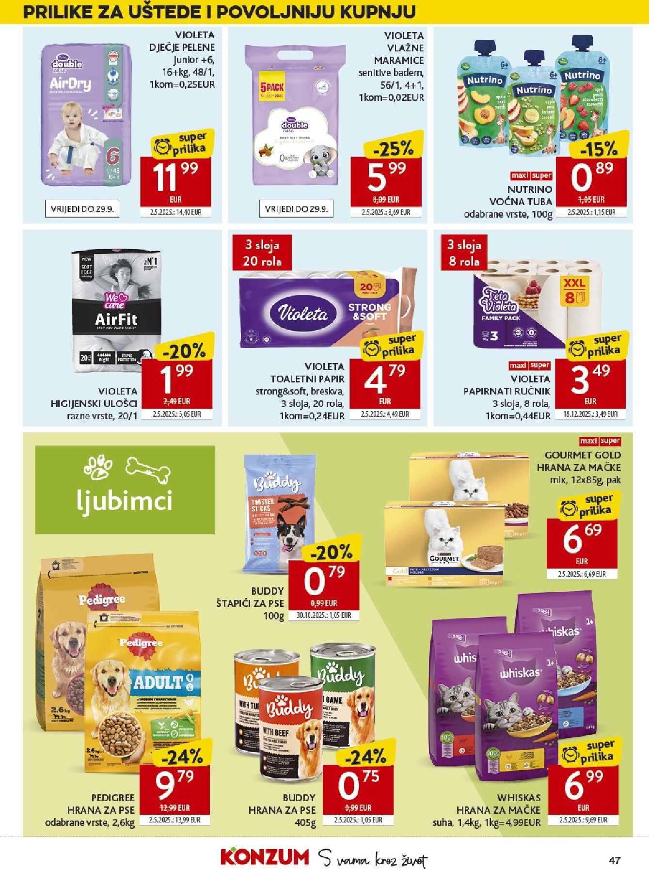 konzum - Novi Konzum katalog od srijede, 16.09.2026 do utorka, 22.09.2026 - page: 47