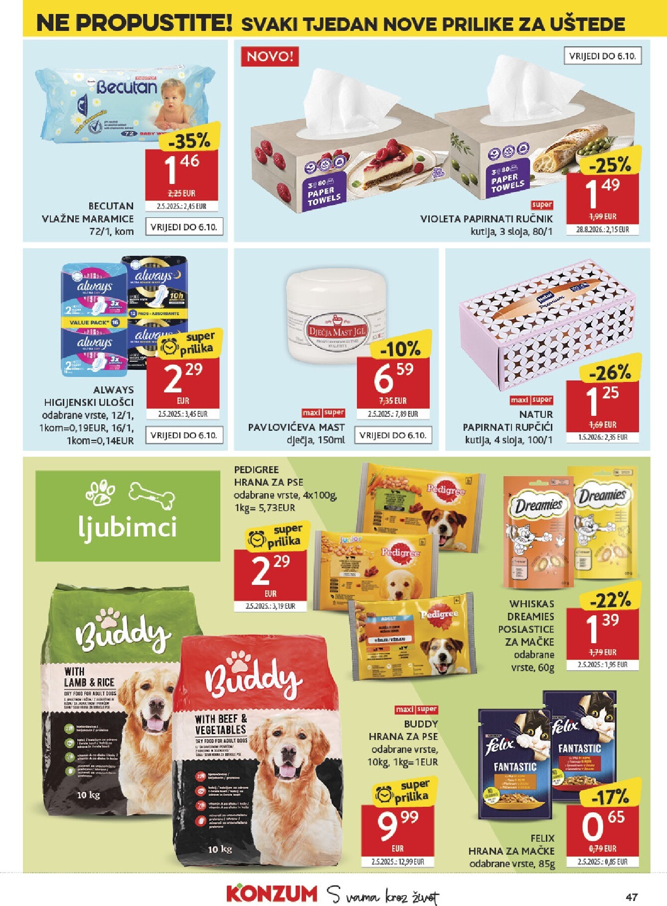 konzum - Novi Konzum katalog od srijede, 23.09.2026 do utorka, 29.09.2026 - page: 47