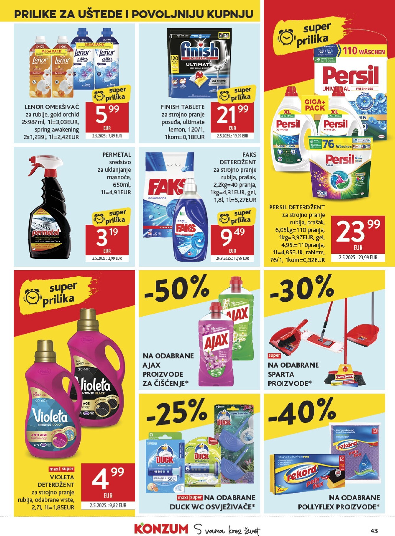 konzum - Novi Konzum katalog od srijede, 23.09.2026 do utorka, 29.09.2026 - page: 43