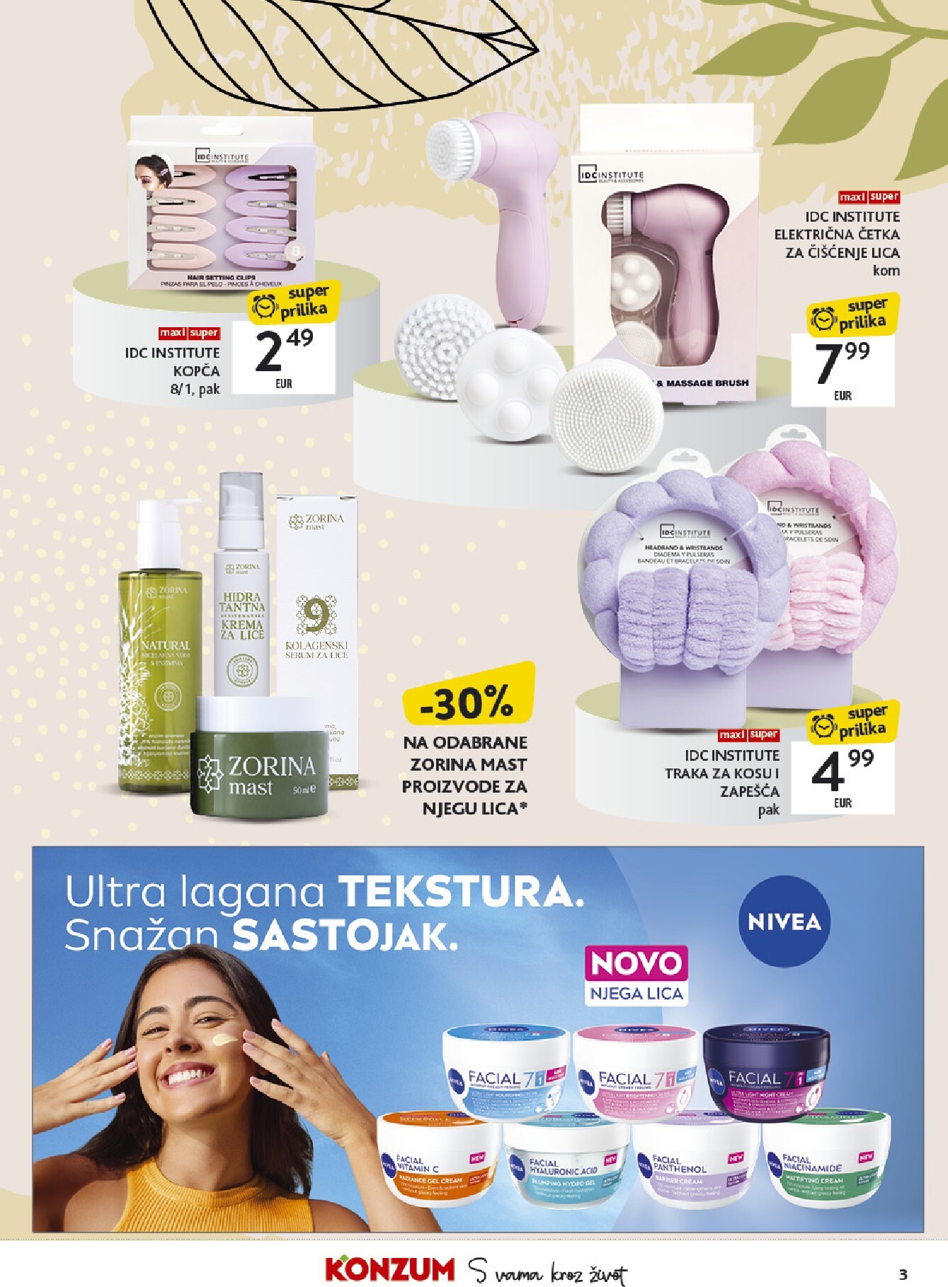 konzum - Aktualni katalog Konzum - Katalog ljepota i njega od ponedjeljka, 21.09.2026 do nedjelje, 04.10.2026 - page: 3