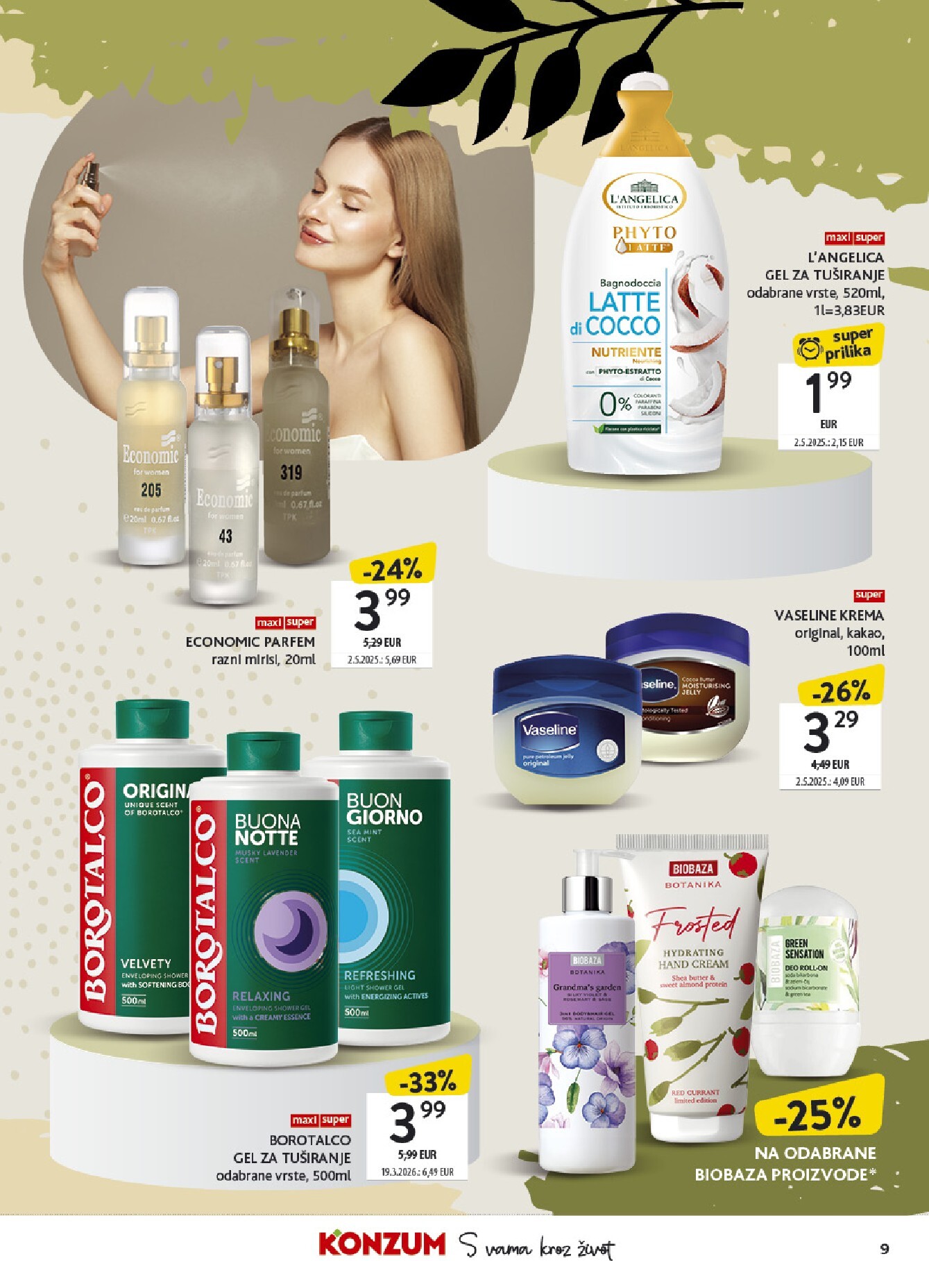 konzum - Aktualni katalog Konzum - Katalog ljepota i njega od ponedjeljka, 21.09.2026 do nedjelje, 04.10.2026 - page: 9