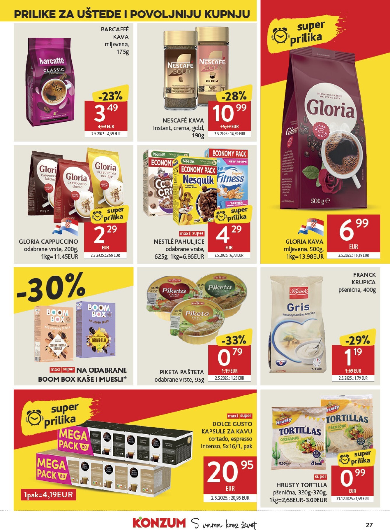 konzum - Novi Konzum katalog od srijede, 07.10.2026 do utorka, 13.10.2026 - page: 27