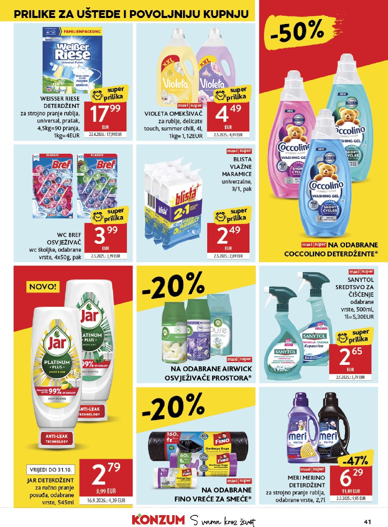 konzum - Novi Konzum katalog od srijede, 14.10.2026 do utorka, 20.10.2026 - page: 41