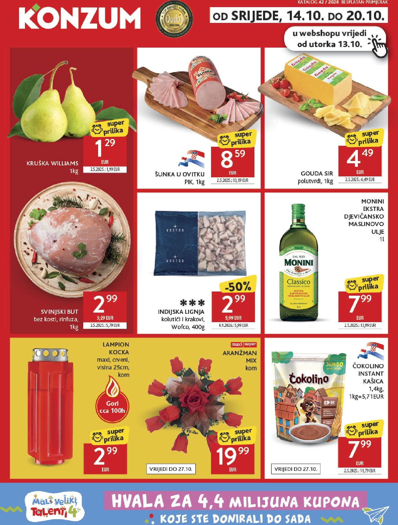konzum - Novi Konzum katalog od srijede, 14.10.2026 do utorka, 20.10.2026