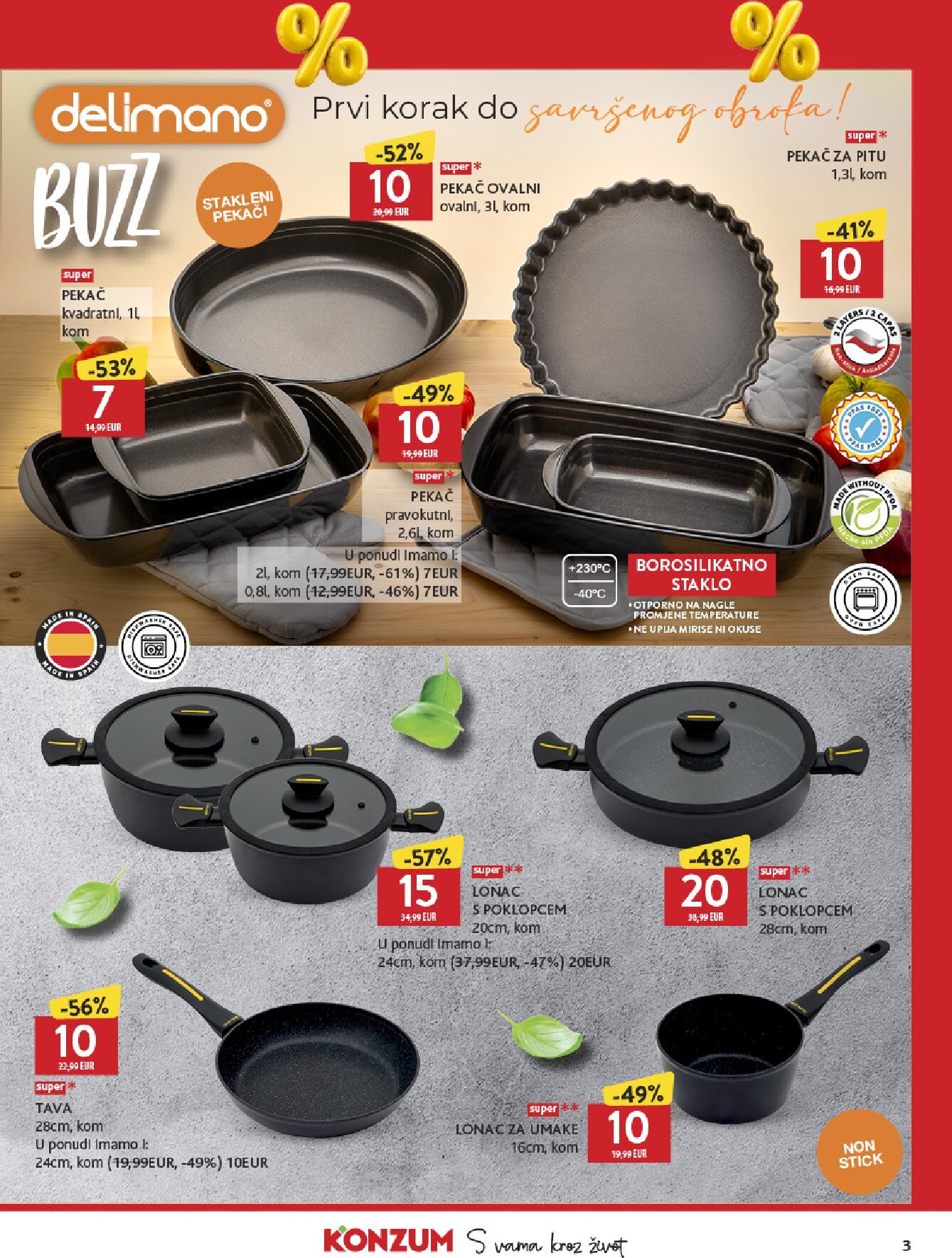 konzum - Aktualni katalog Konzum - Top ponuda brendova od petka, 09.10.2026 do subote, 31.10.2026 - page: 3