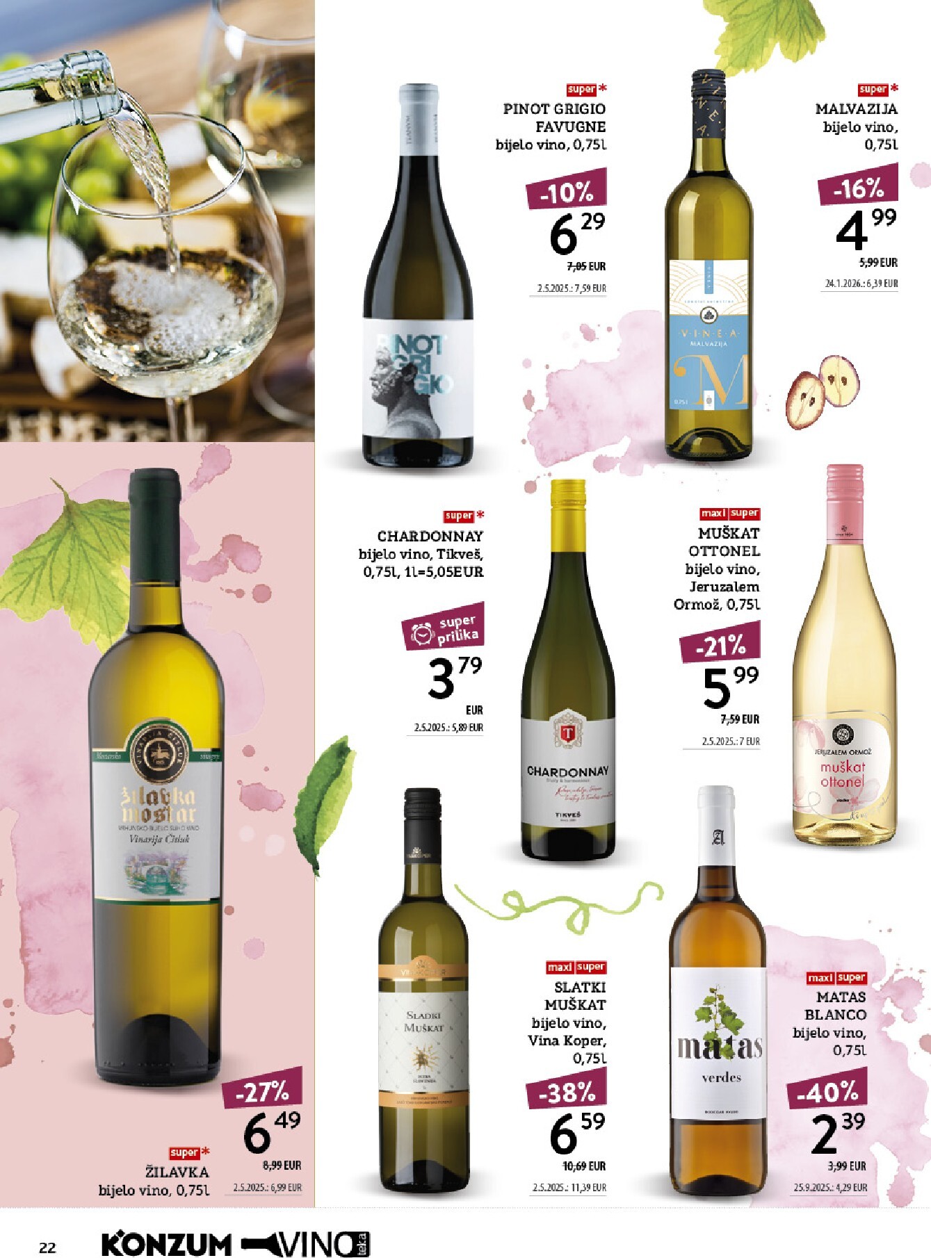konzum - Aktualni katalog Konzum - Vinoteka od ponedjeljka, 12.10.2026 do nedjelje, 25.10.2026 - page: 22