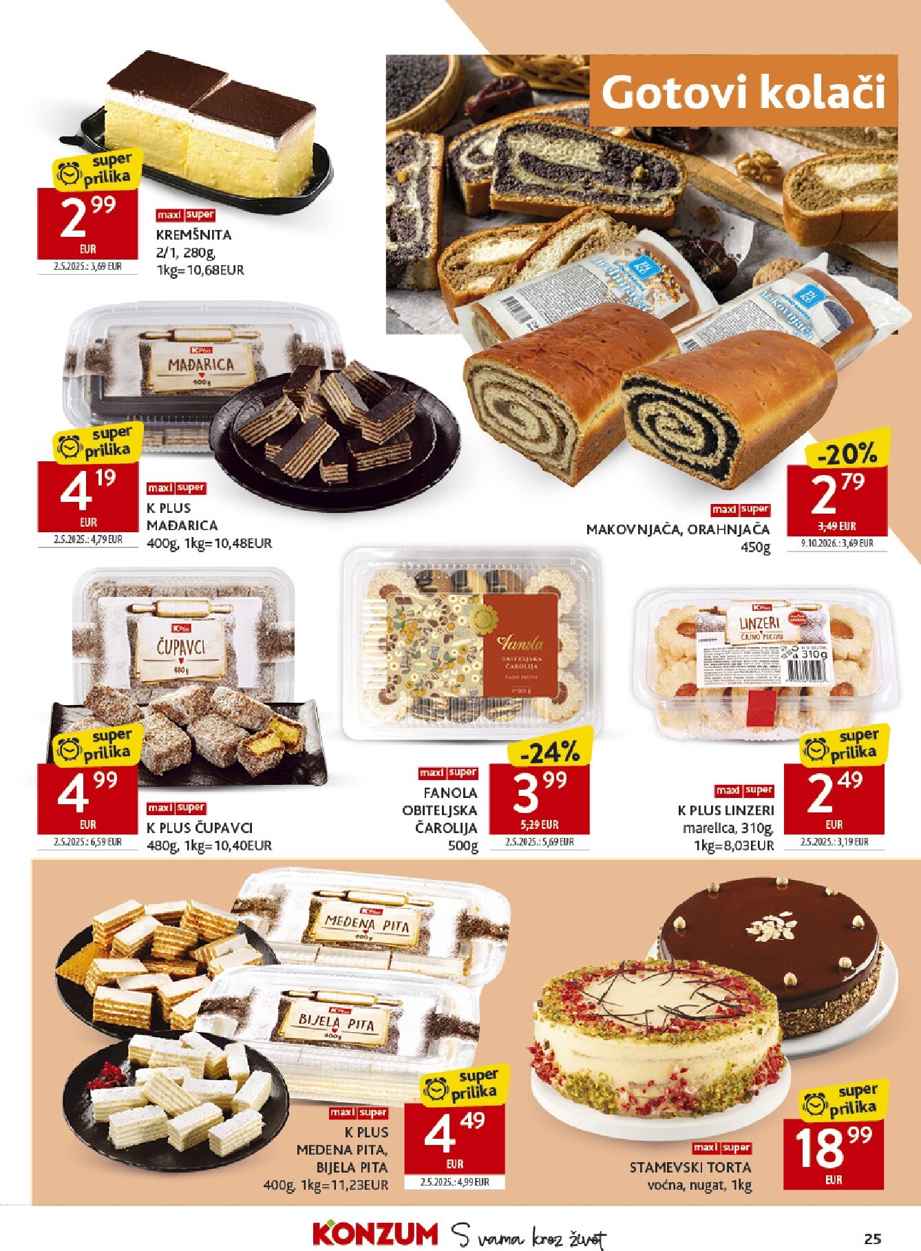konzum - Novi Konzum katalog od srijede, 21.10.2026 do utorka, 27.10.2026 - page: 25