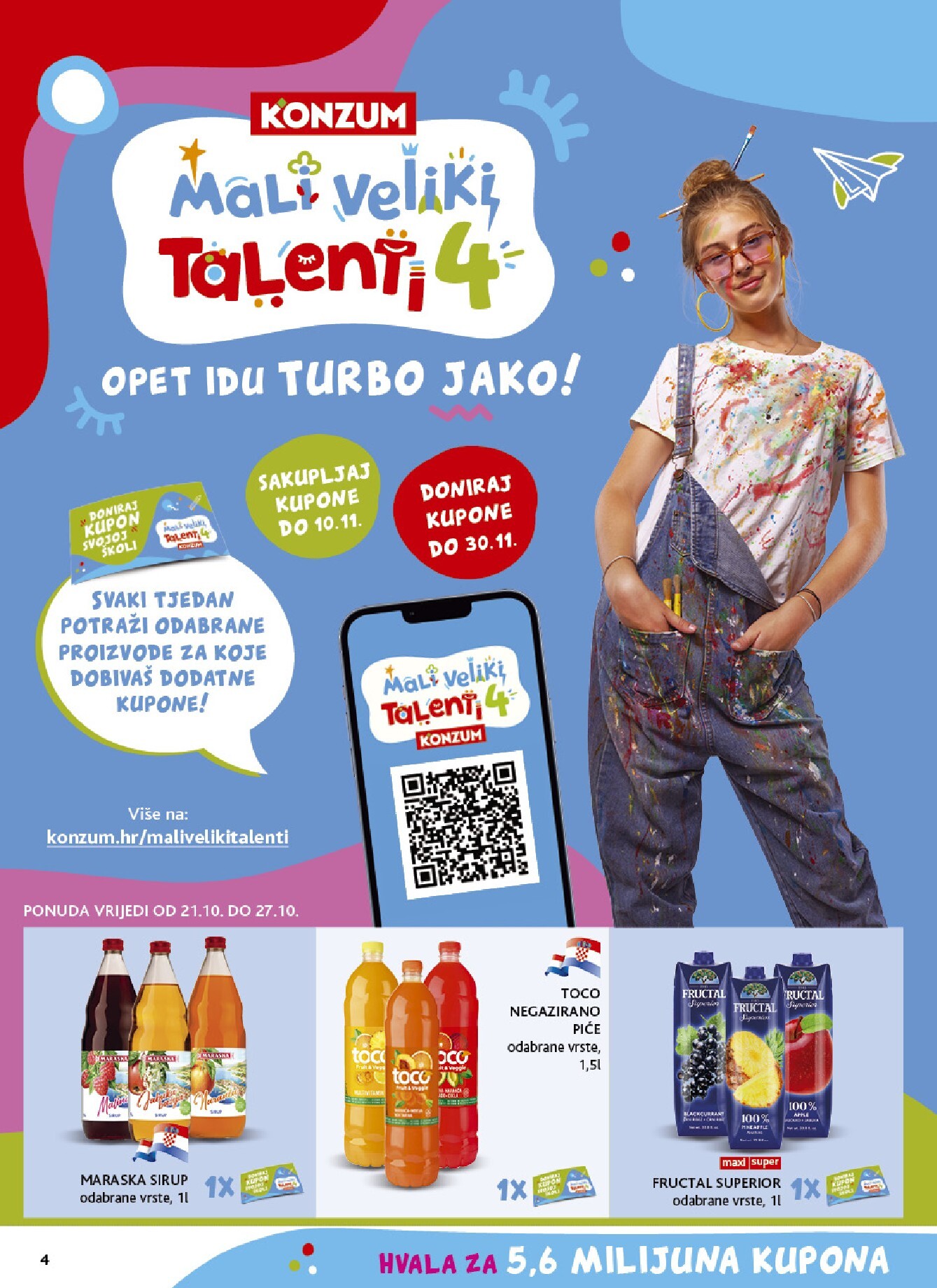konzum - Novi Konzum katalog od srijede, 21.10.2026 do utorka, 27.10.2026 - page: 4