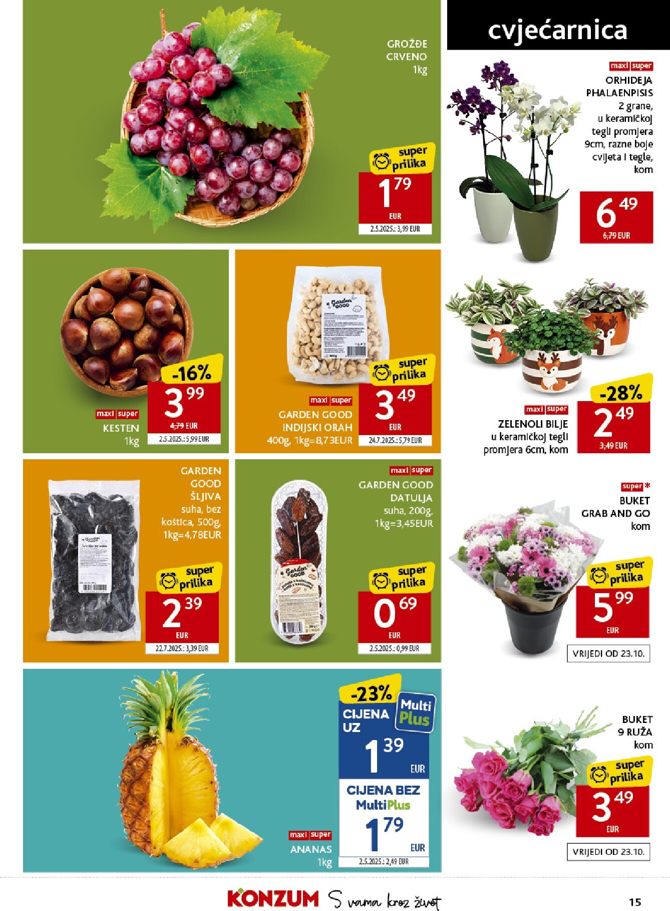 konzum - Novi Konzum katalog od srijede, 21.10.2026 do utorka, 27.10.2026 - page: 15