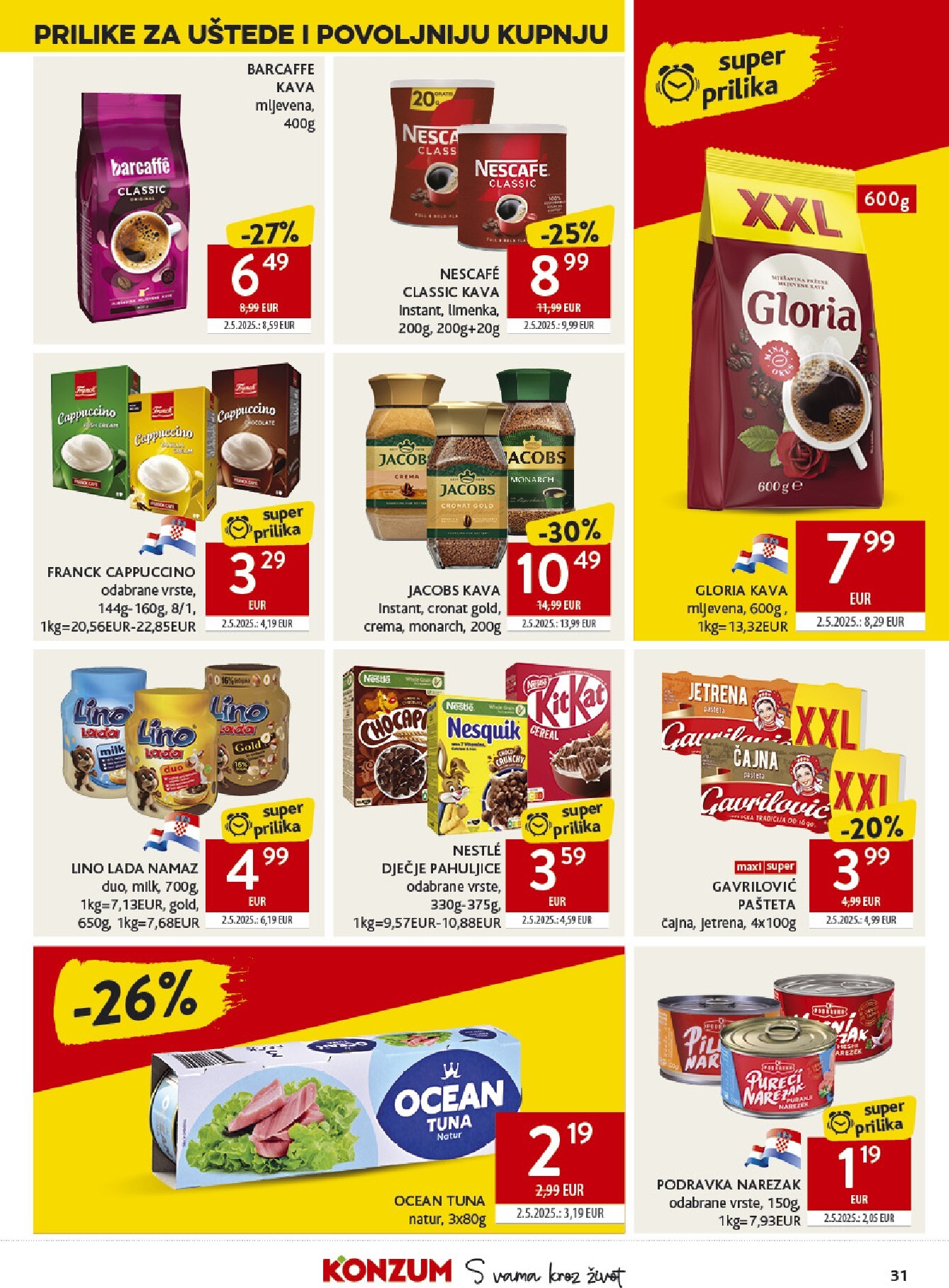 konzum - Novi Konzum katalog od srijede, 21.10.2026 do utorka, 27.10.2026 - page: 31