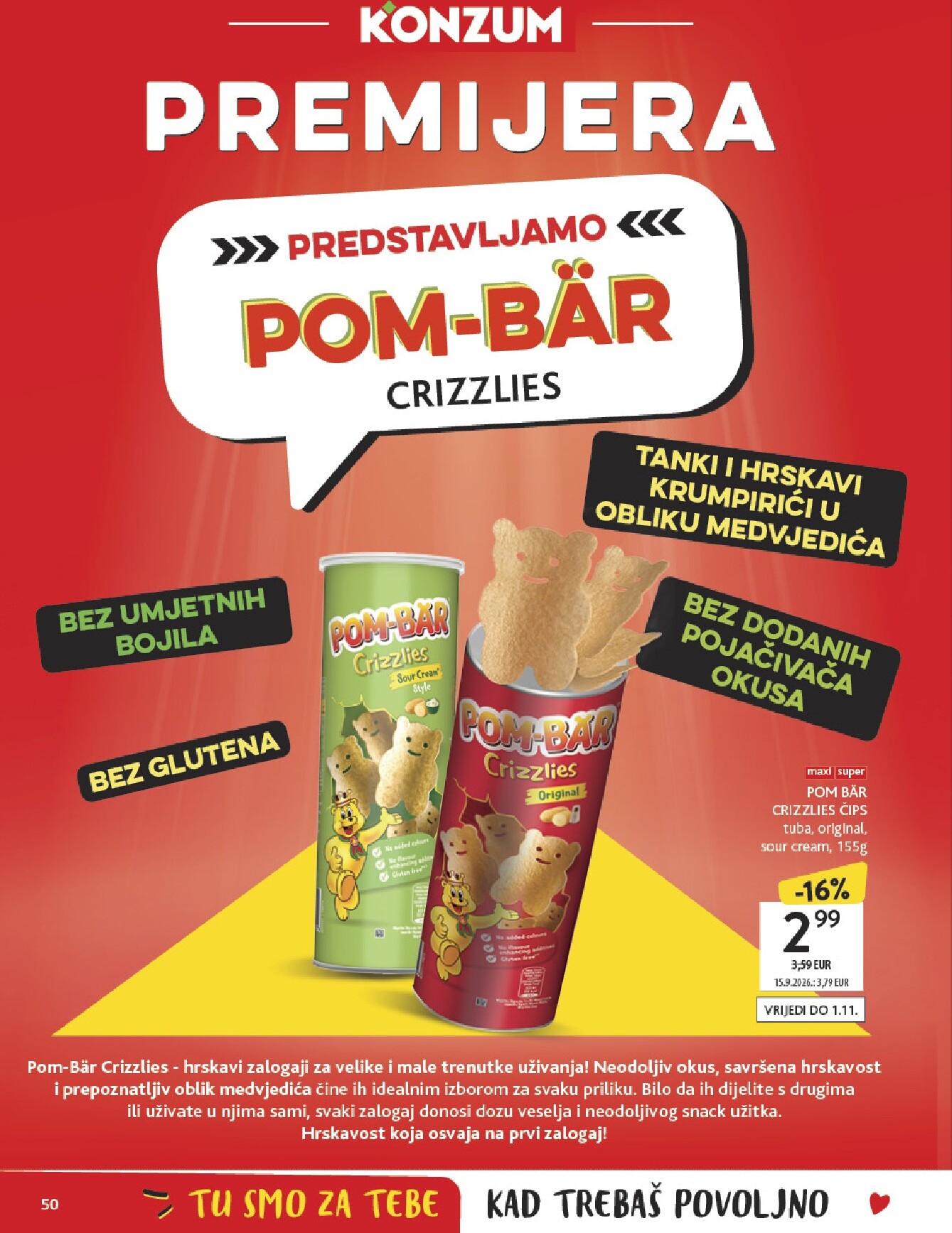 konzum - Novi Konzum katalog od srijede, 21.10.2026 do utorka, 27.10.2026 - page: 50