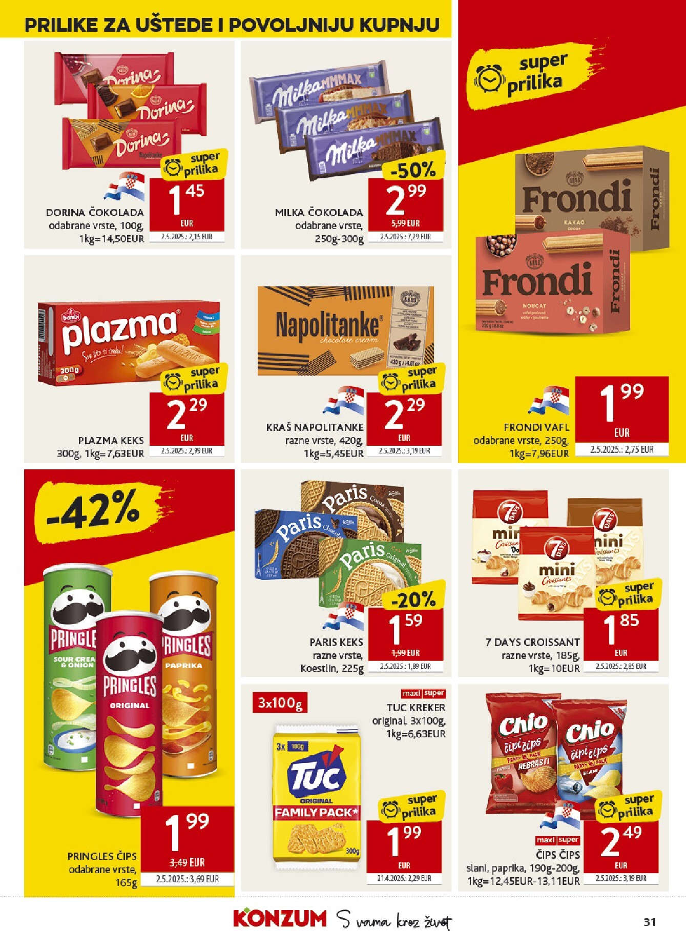 konzum - Novi Konzum katalog od srijede, 28.10.2026 do utorka, 03.11.2026 - page: 31
