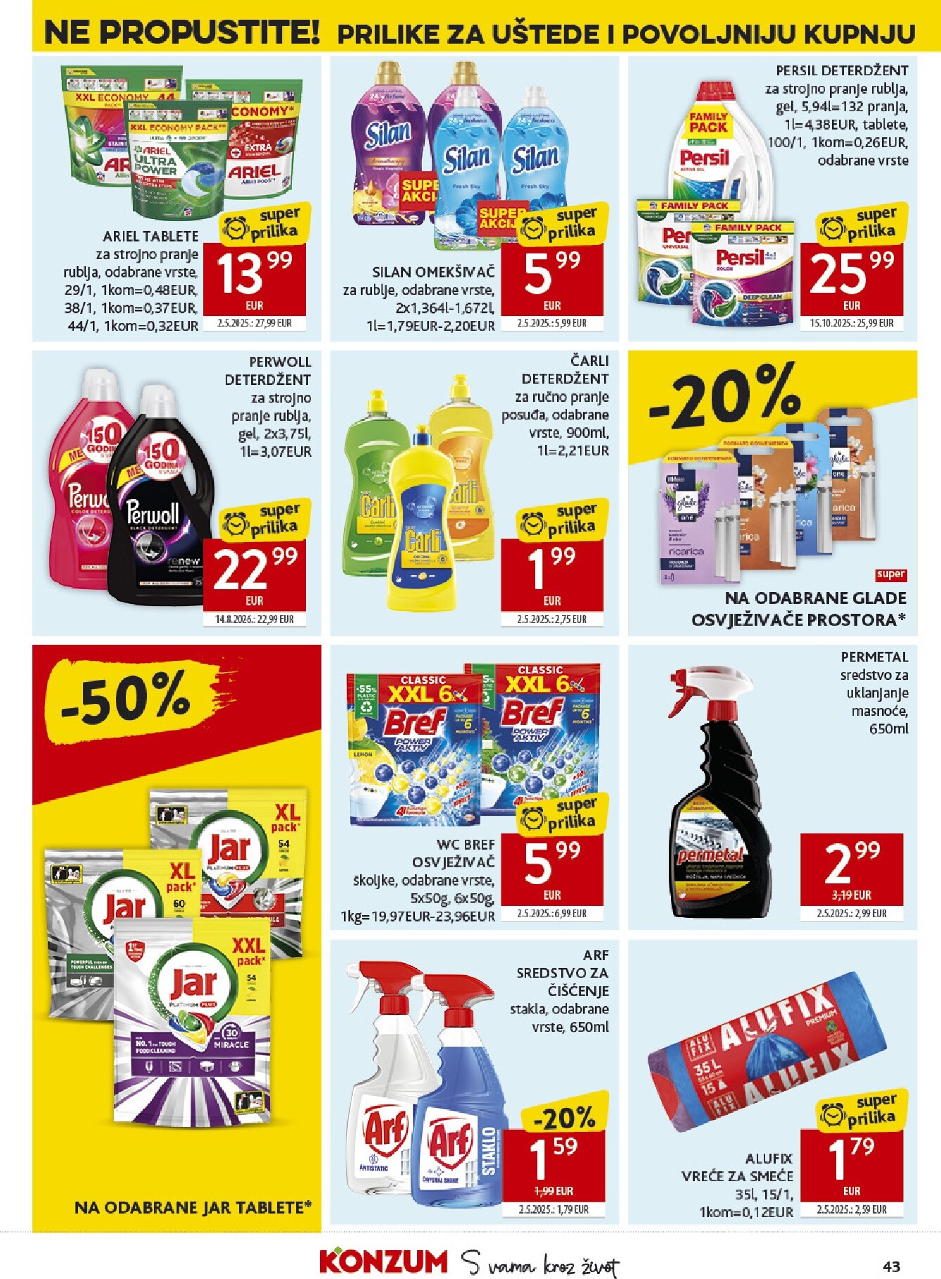 konzum - Novi Konzum katalog od srijede, 28.10.2026 do utorka, 03.11.2026 - page: 43