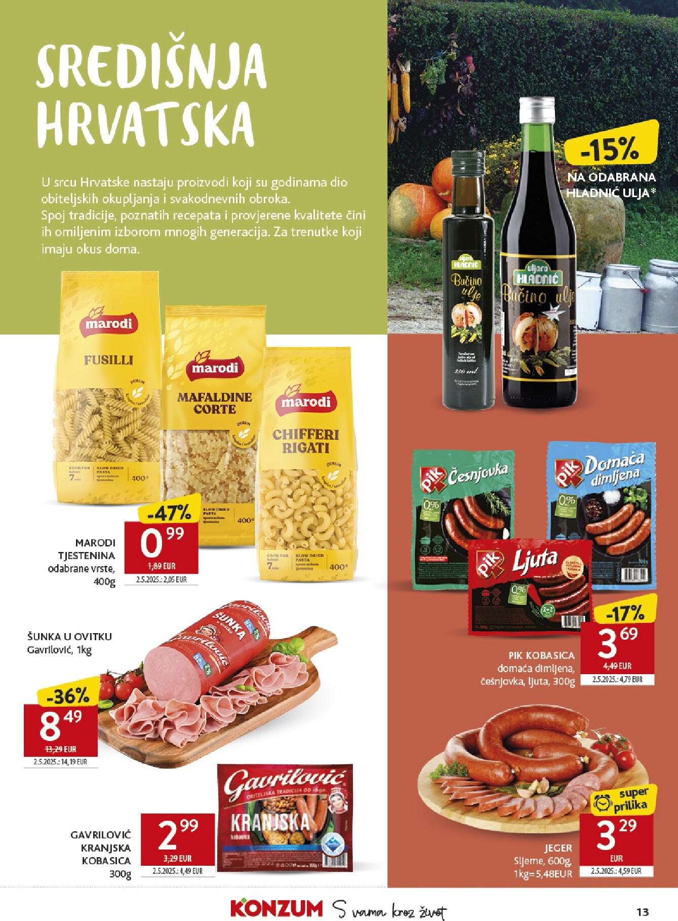 konzum - Aktualni katalog Konzum - Katalog Najbolje iz Hrvatske od ponedjeljka, 26.10.2026 do nedjelje, 22.11.2026 - page: 13