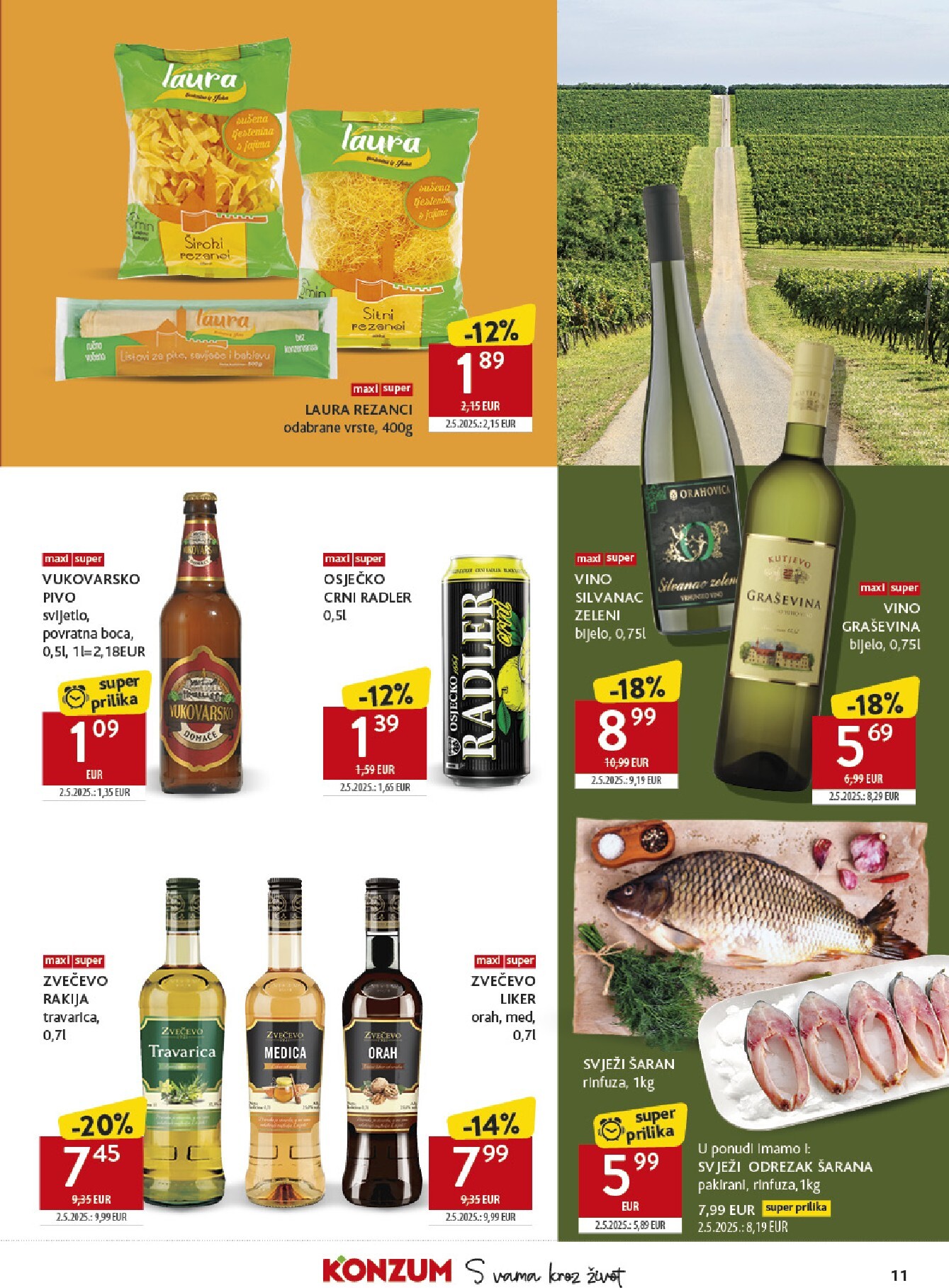 konzum - Aktualni katalog Konzum - Katalog Najbolje iz Hrvatske od ponedjeljka, 26.10.2026 do nedjelje, 22.11.2026 - page: 11