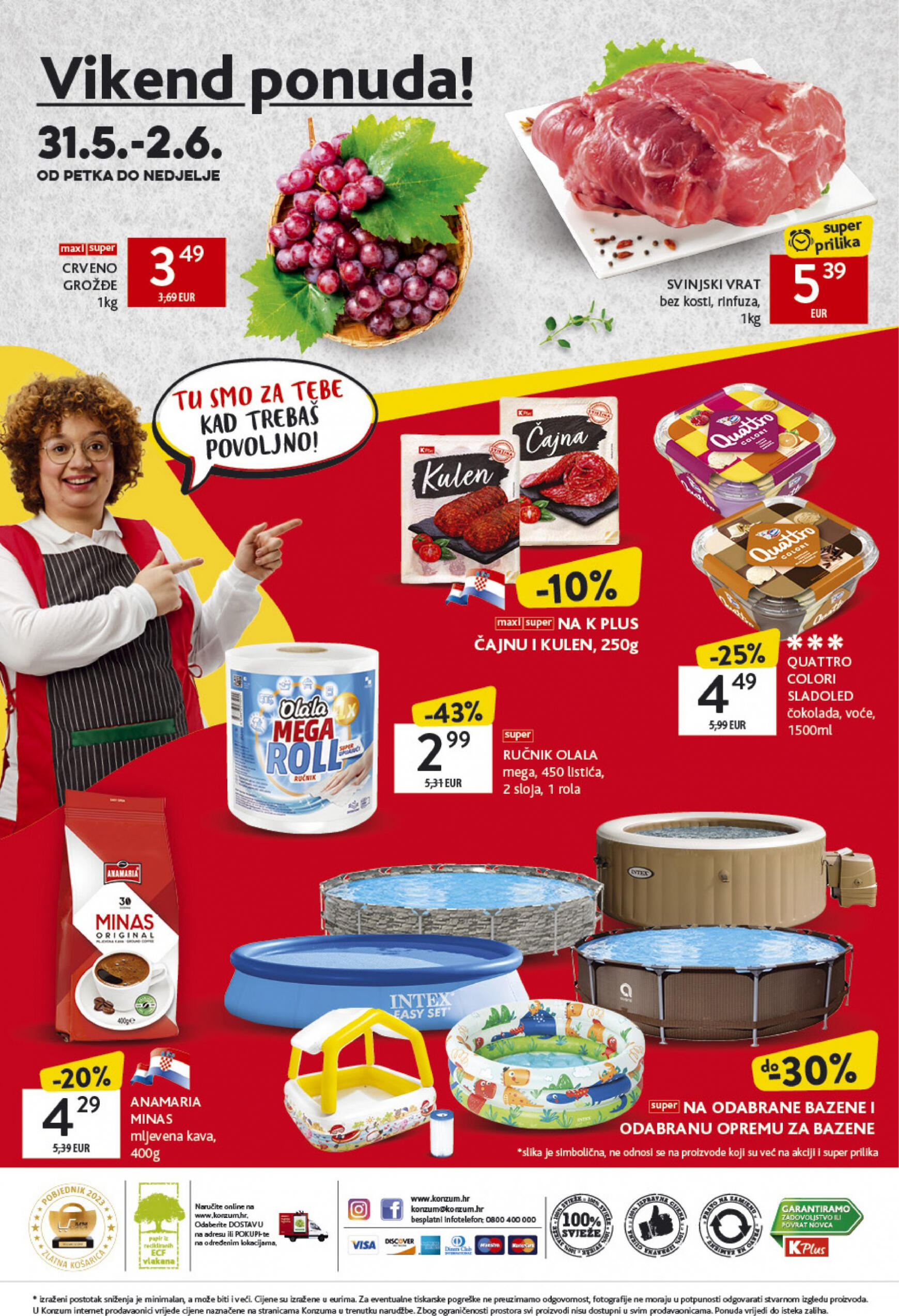 konzum - Novi katalog Konzum 29.05. - 05.06. - page: 40