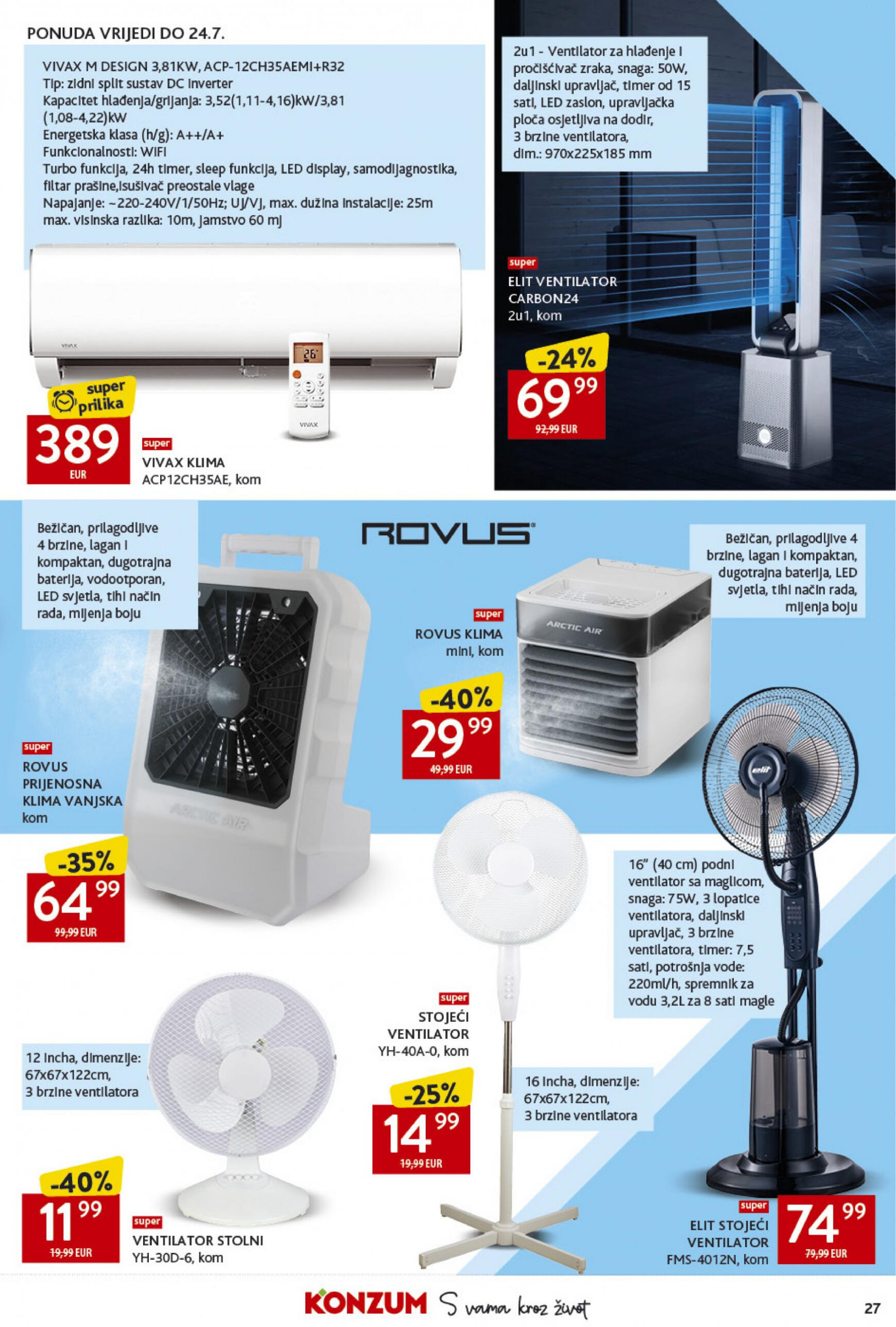 konzum - Novi katalog Konzum 11.07. - 17.07. - page: 27