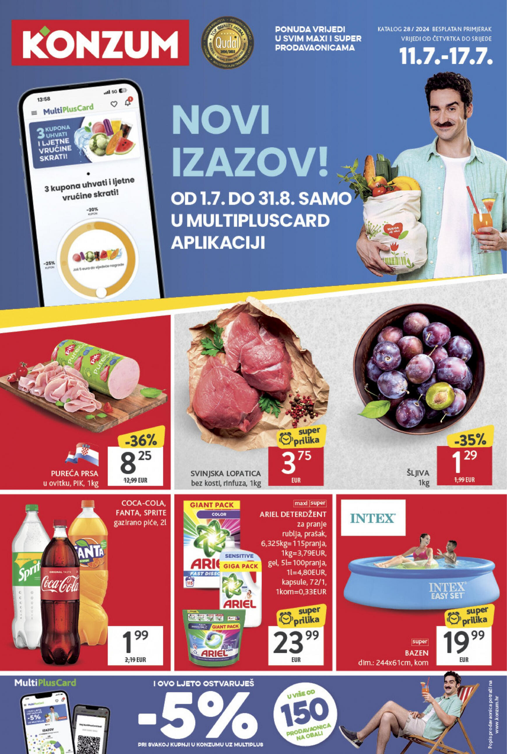 konzum - Novi katalog Konzum 11.07. - 17.07. - page: 1