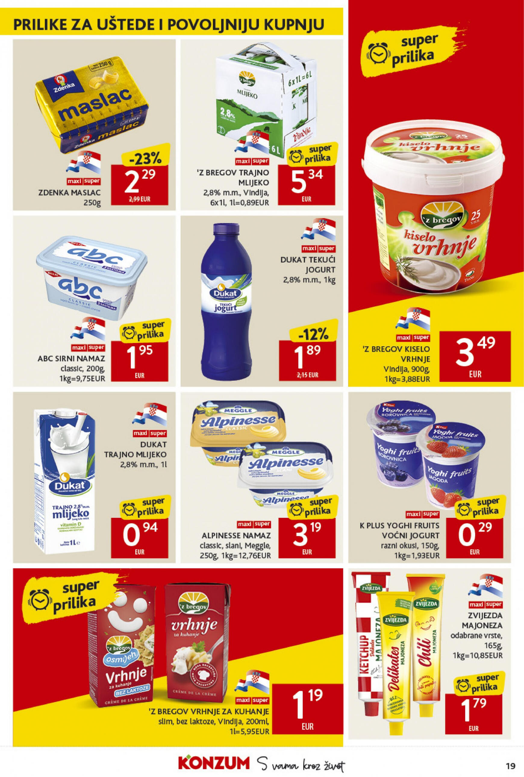 konzum - Novi katalog Konzum 25.07. - 31.07. - page: 19