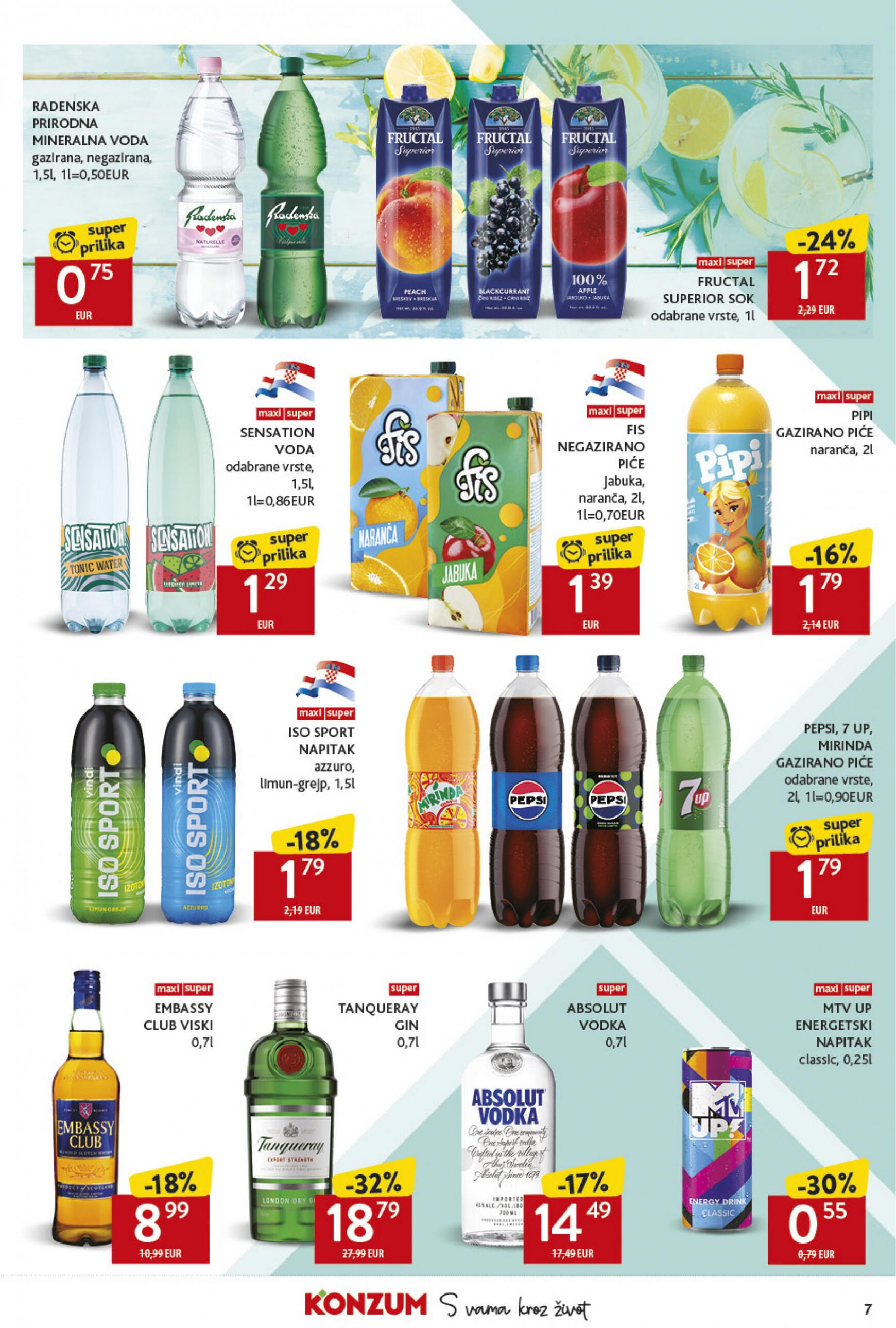 konzum - Novi katalog Konzum 25.07. - 31.07. - page: 7