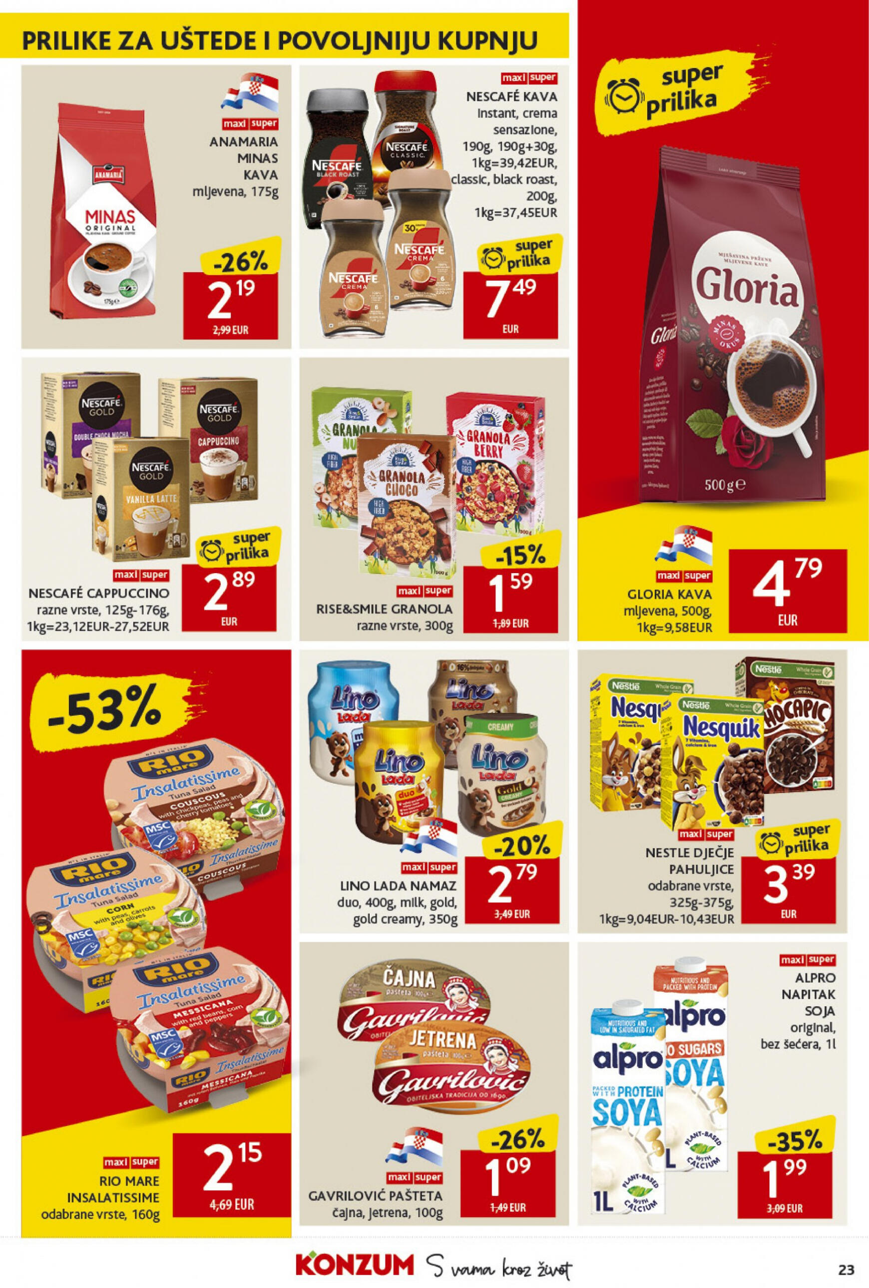 konzum - Novi katalog Konzum 25.07. - 31.07. - page: 23