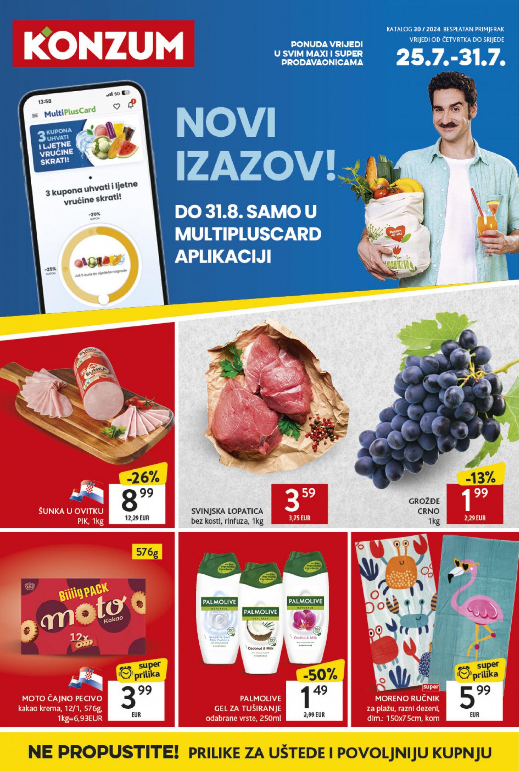 konzum - Novi katalog Konzum 25.07. - 31.07. - page: 1