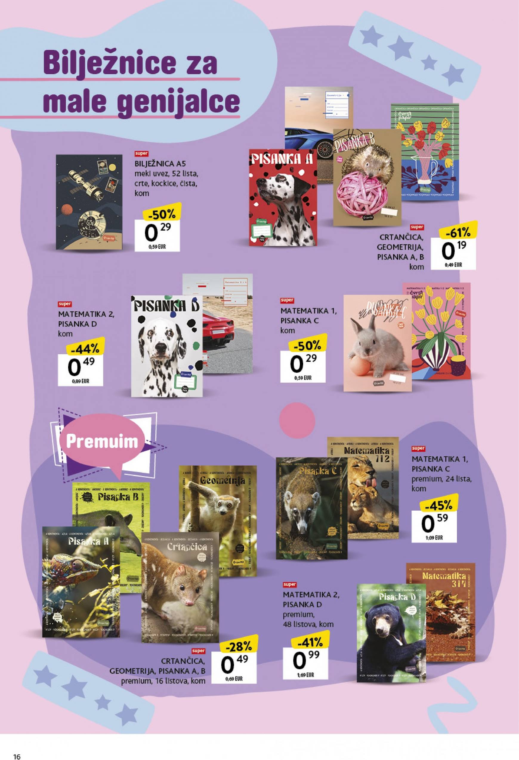 konzum - Novi katalog Konzum - Katalog škola 19.08. - 22.09. - page: 16