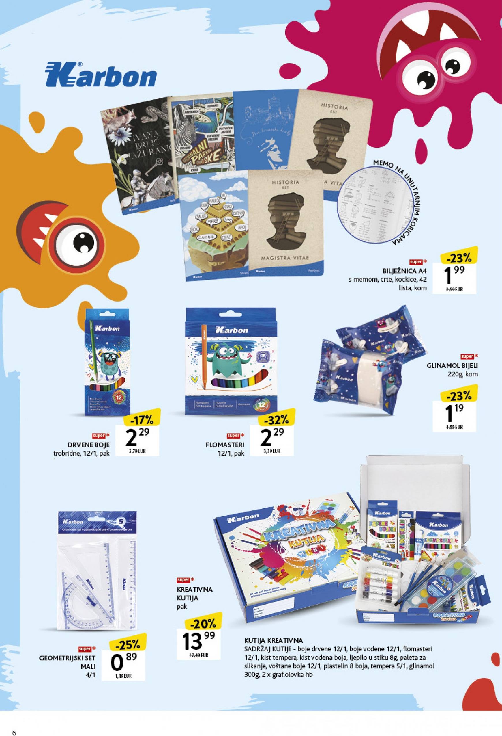 konzum - Novi katalog Konzum - Katalog škola 19.08. - 22.09. - page: 6