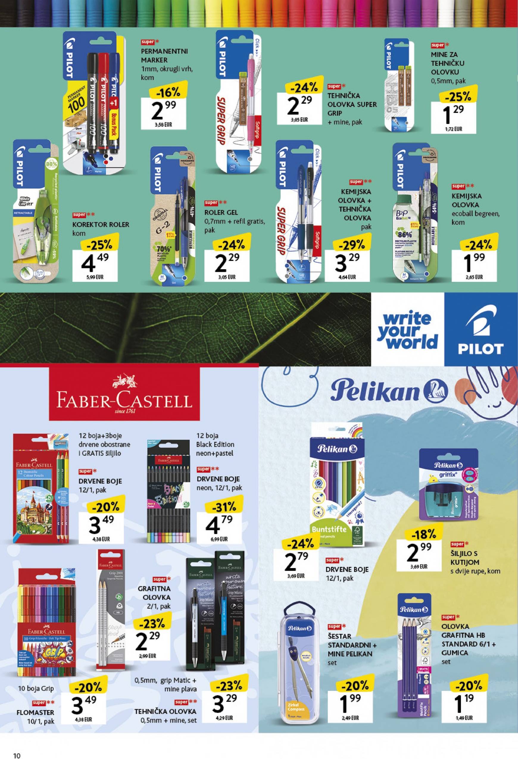 konzum - Novi katalog Konzum - Katalog škola 19.08. - 22.09. - page: 10