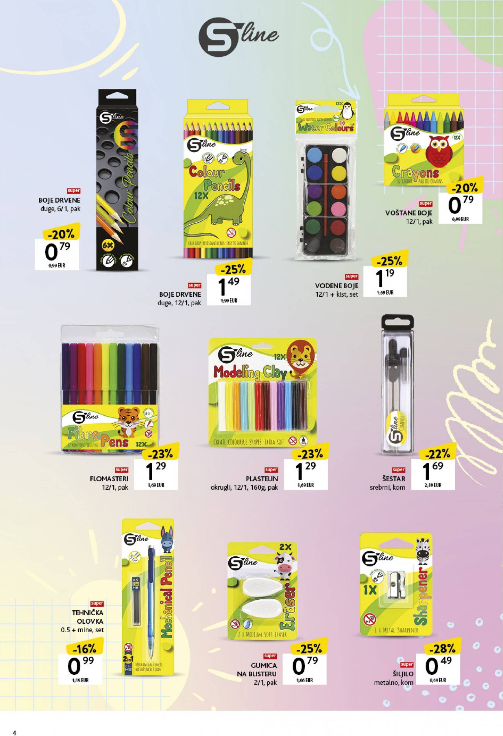 konzum - Novi katalog Konzum - Katalog škola 19.08. - 22.09. - page: 4